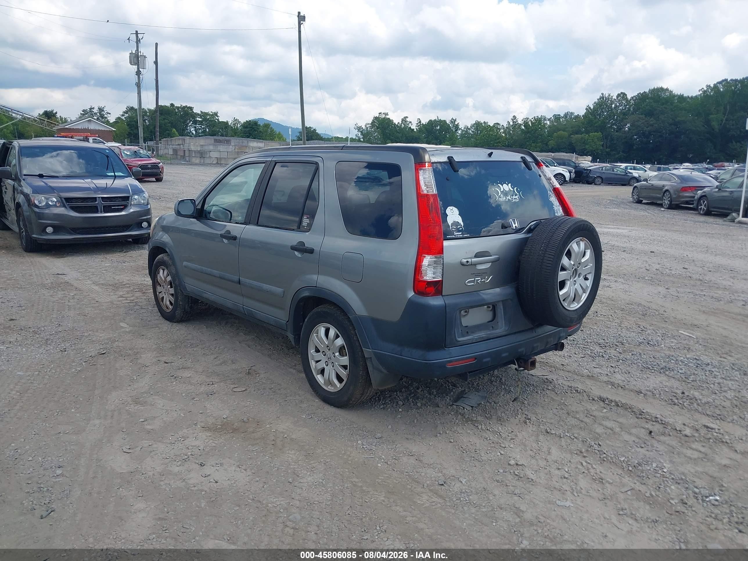 2006 Honda Cr-v Ex Green vin: SHSRD78866U412179
