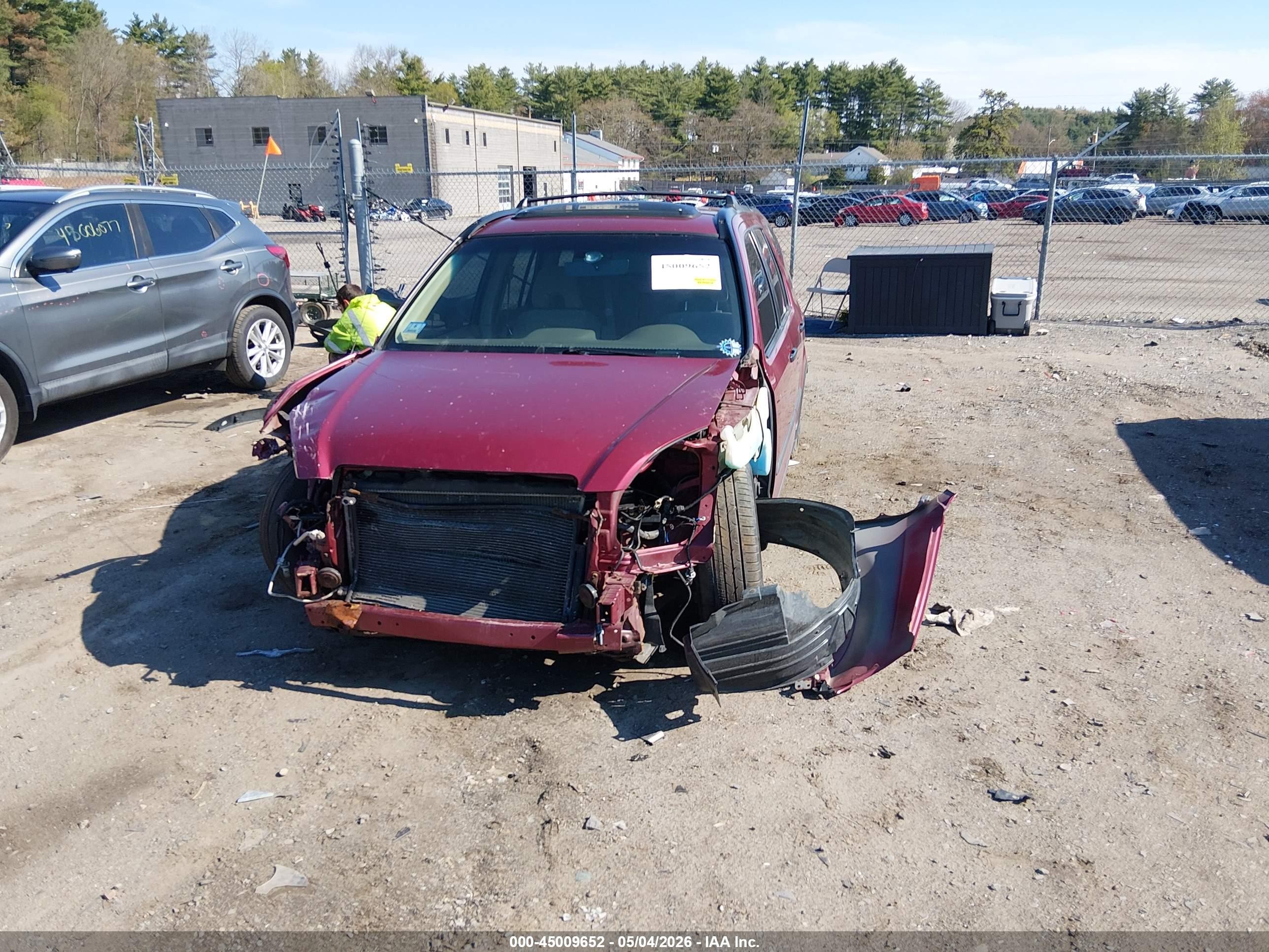 2006 Honda Cr-v Ex Red vin: SHSRD78866U413591