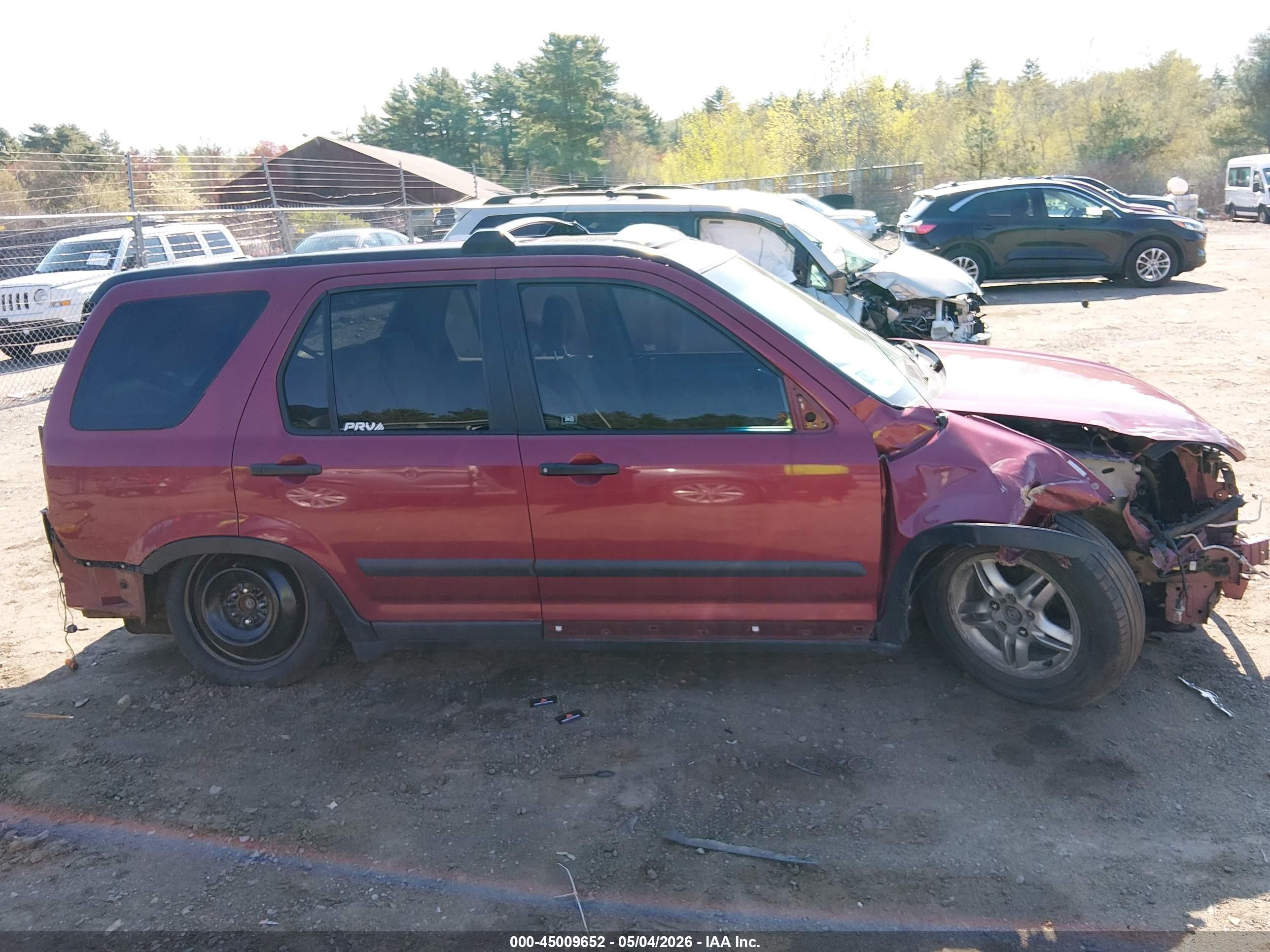 2006 Honda Cr-v Ex Red vin: SHSRD78866U413591