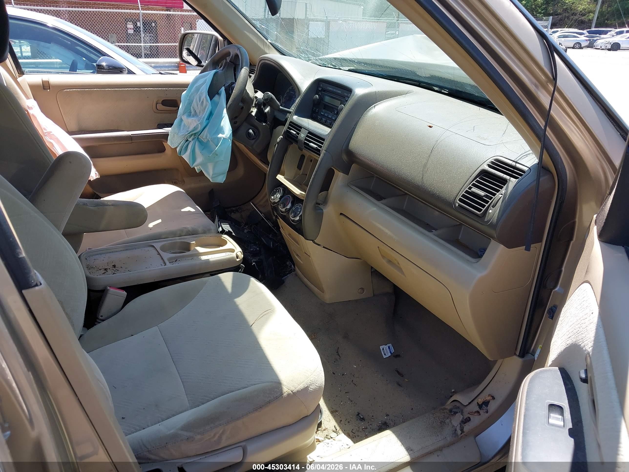 2006 Honda Cr-v Ex Золотой vin: SHSRD78866U418399