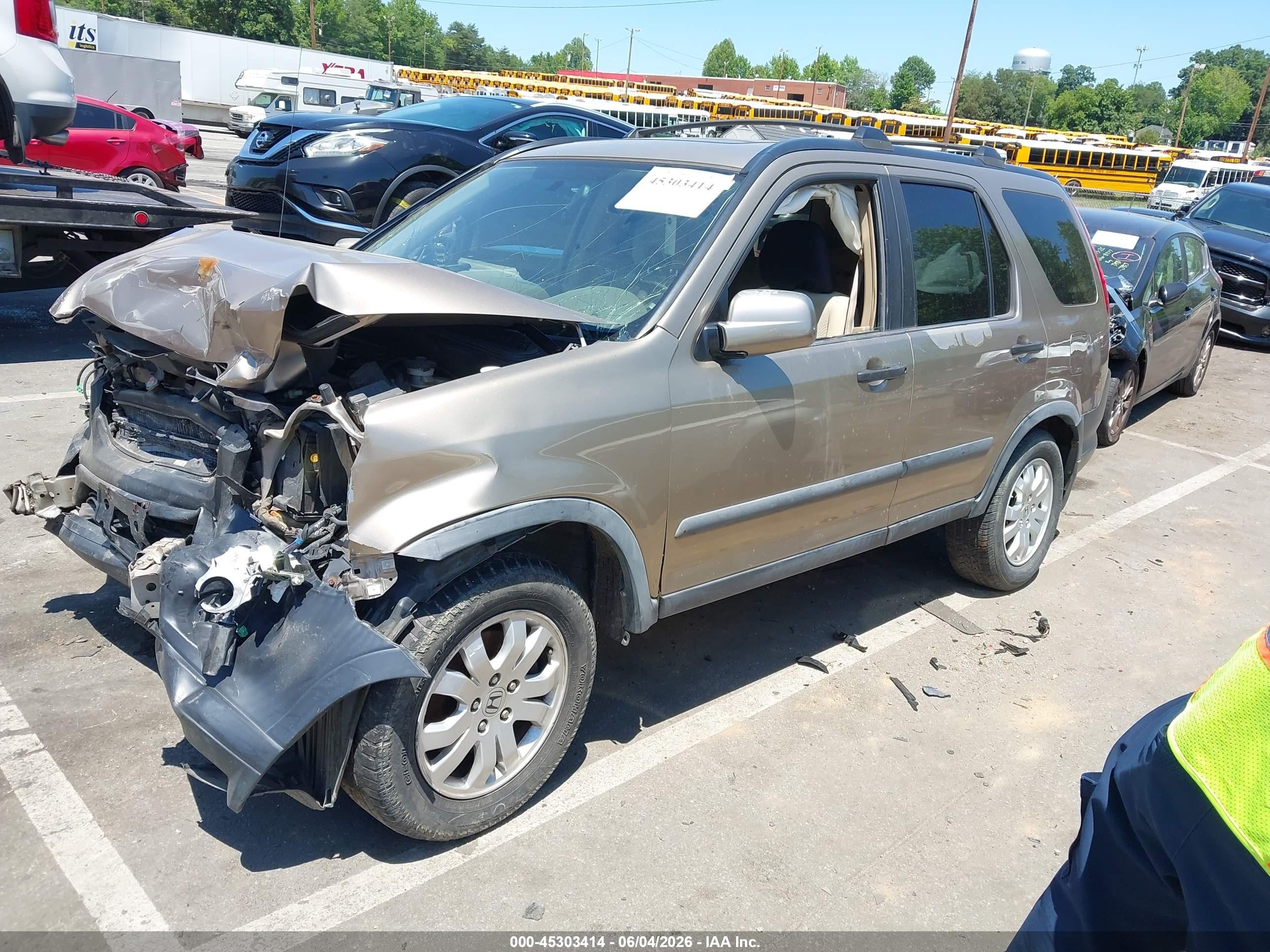 2006 Honda Cr-v Ex Золотой vin: SHSRD78866U418399