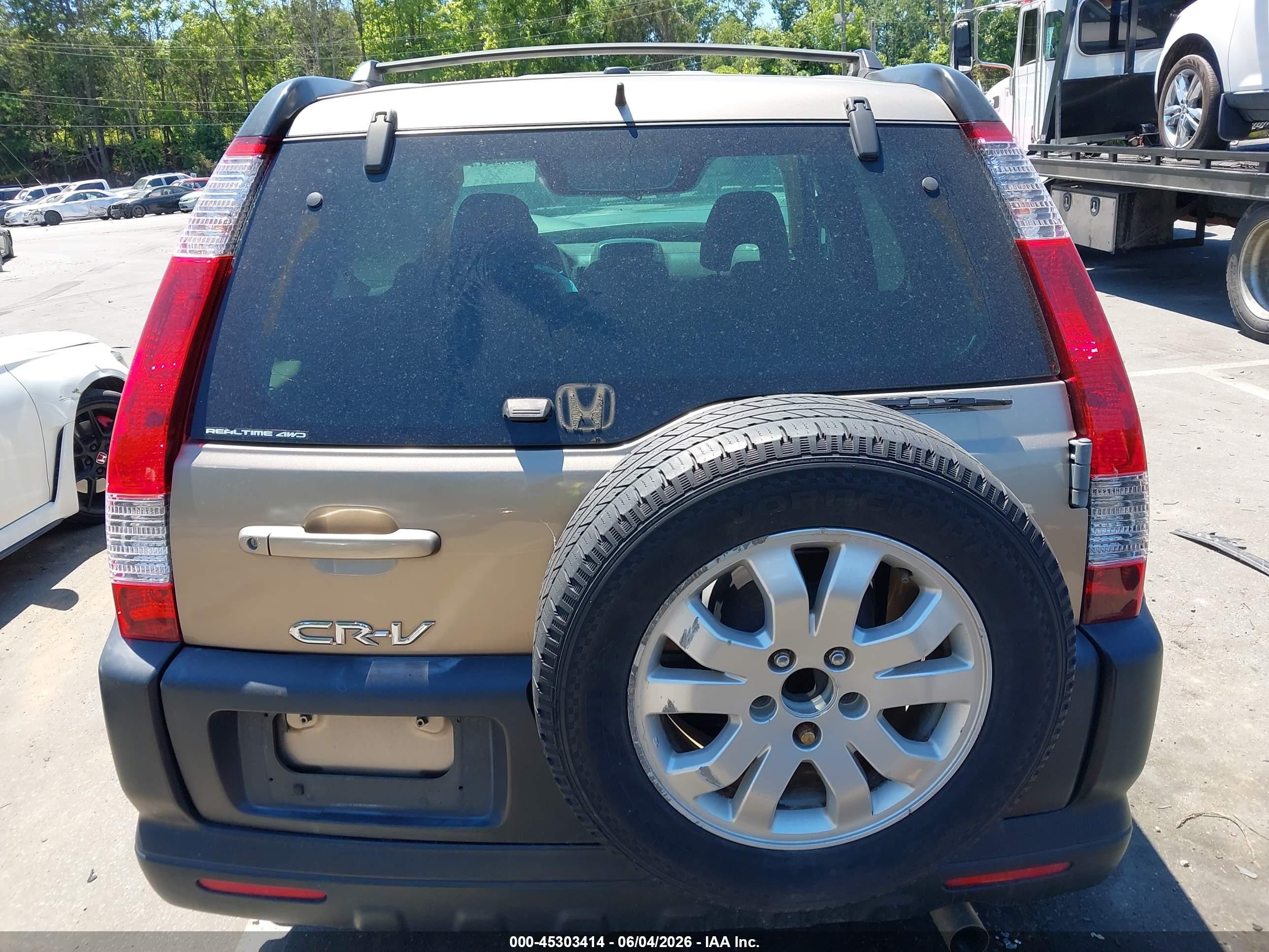 2006 Honda Cr-v Ex Золотой vin: SHSRD78866U418399