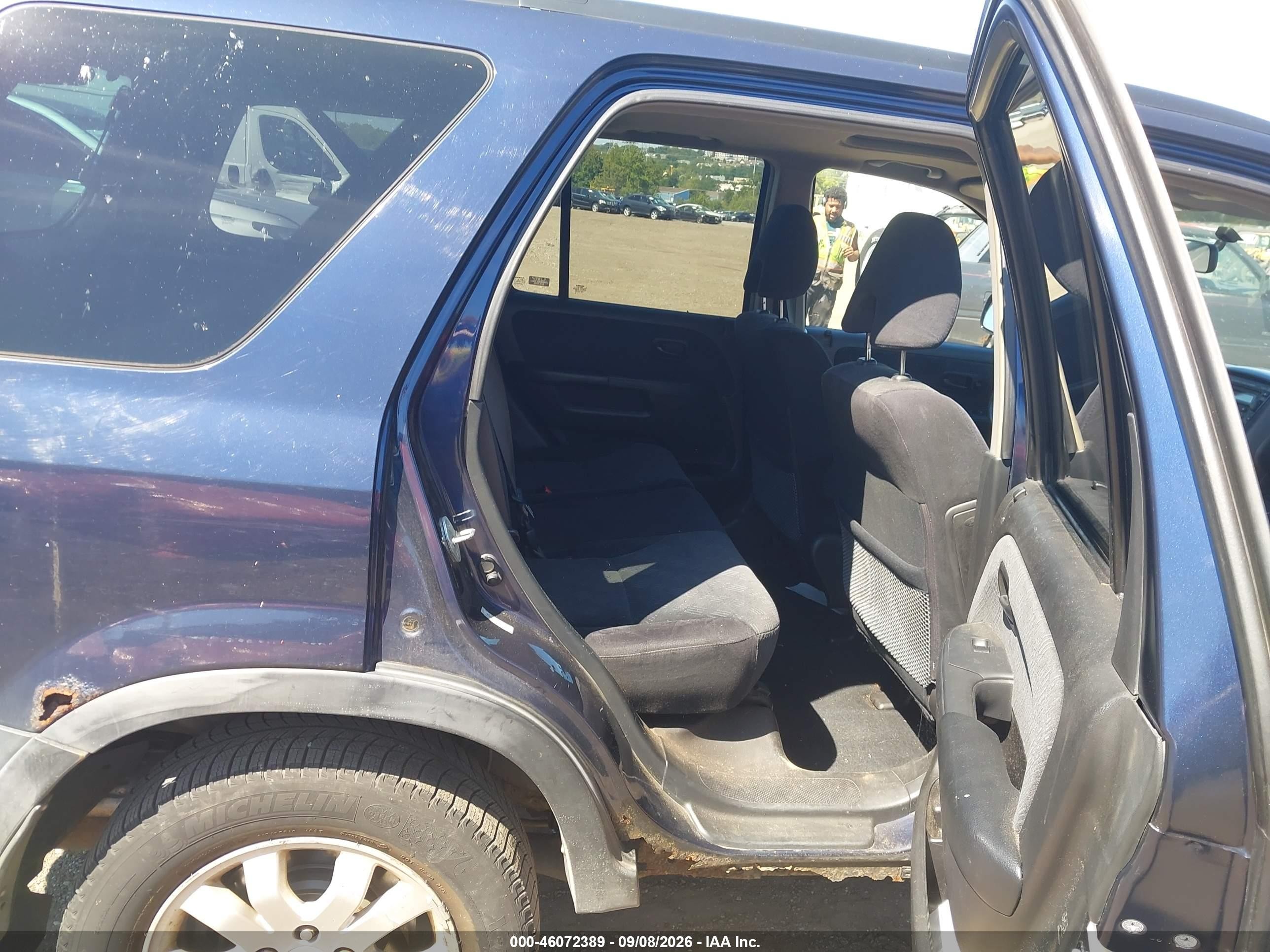 2006 Honda Cr-v Ex Dark Blue vin: SHSRD78866U446056