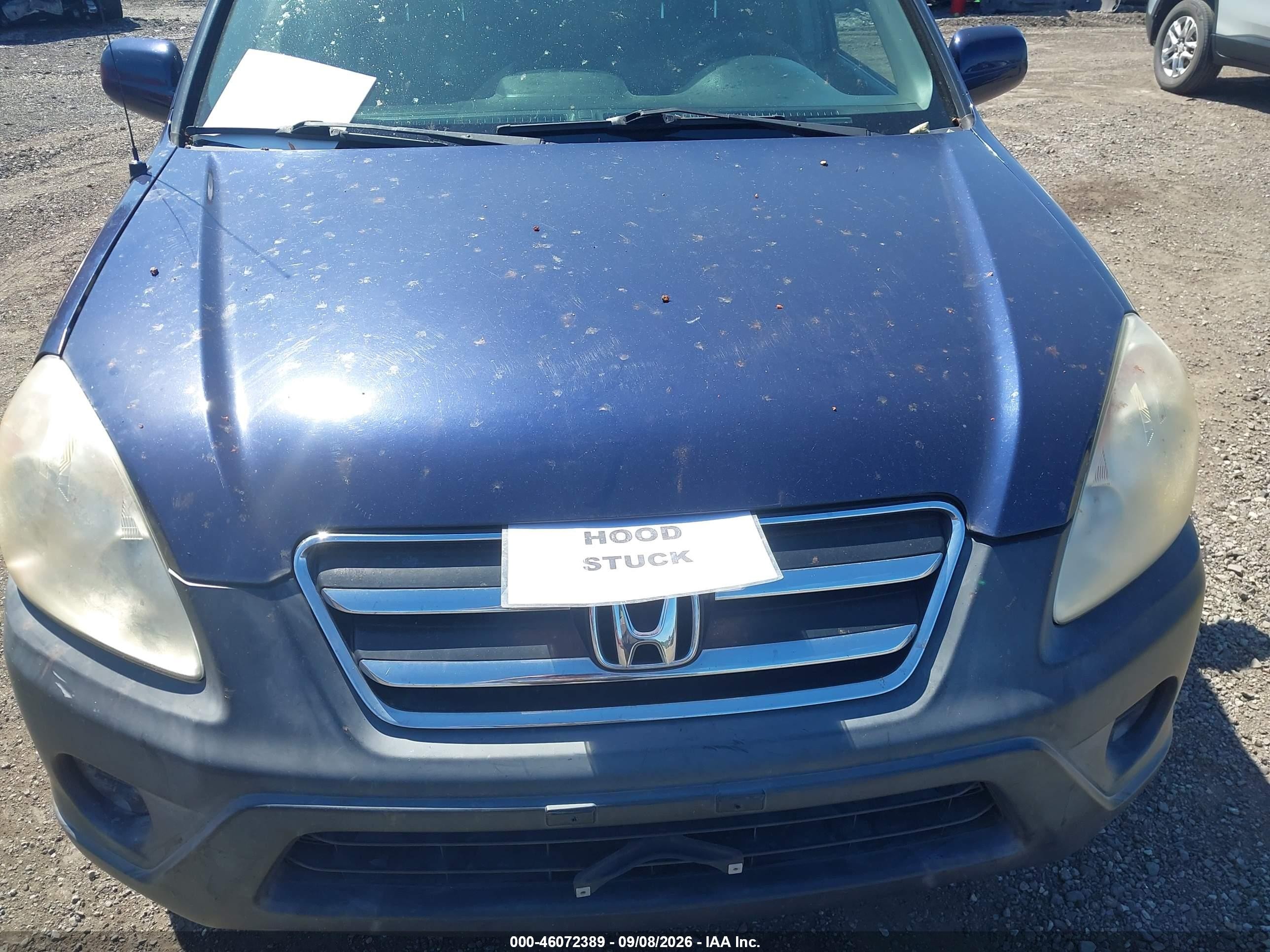 2006 Honda Cr-v Ex Dark Blue vin: SHSRD78866U446056