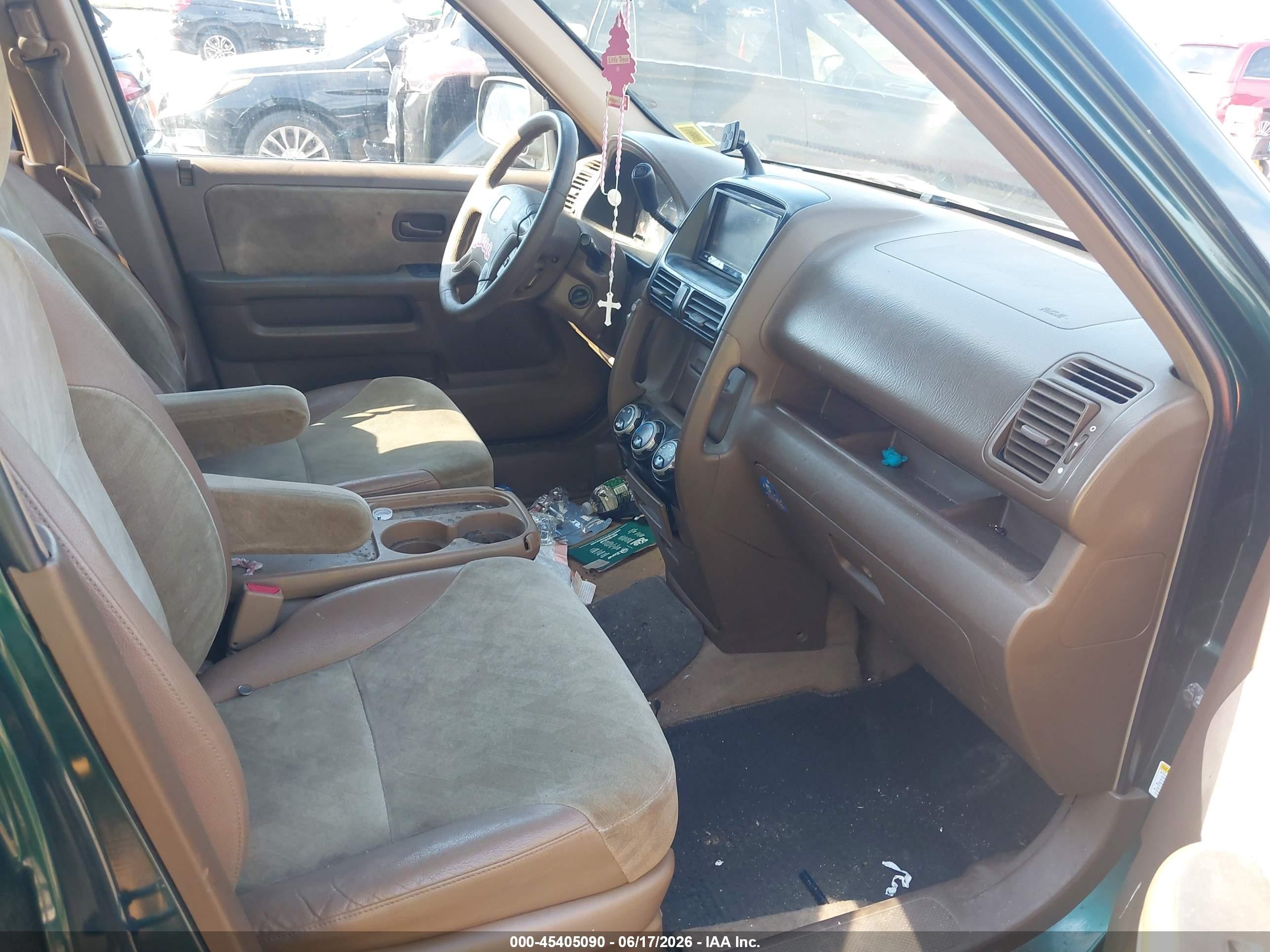 2003 Honda Cr-v Ex Зеленый vin: SHSRD78873U102411