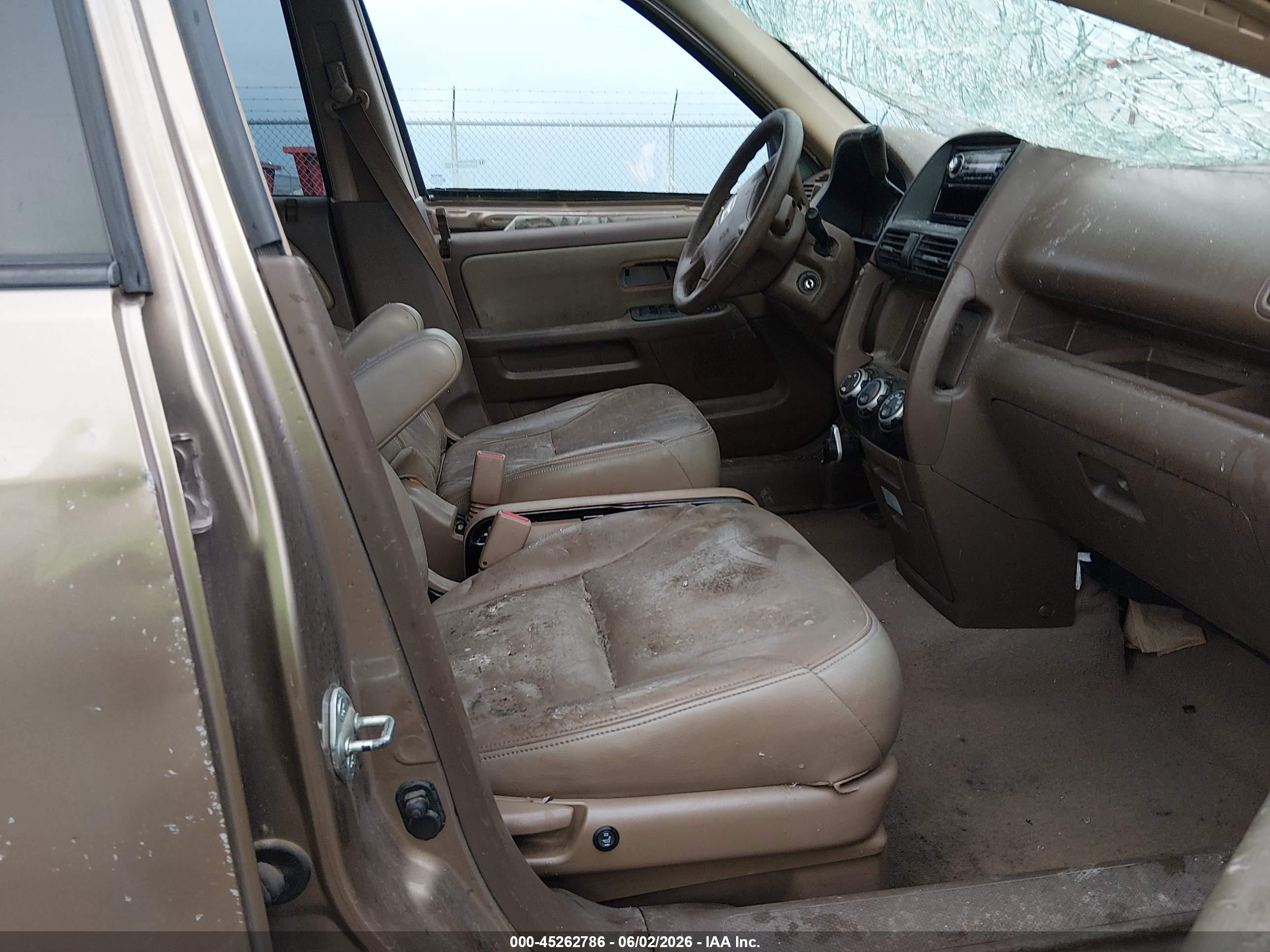 2003 Honda Cr-v Ex Beige vin: SHSRD78873U107933