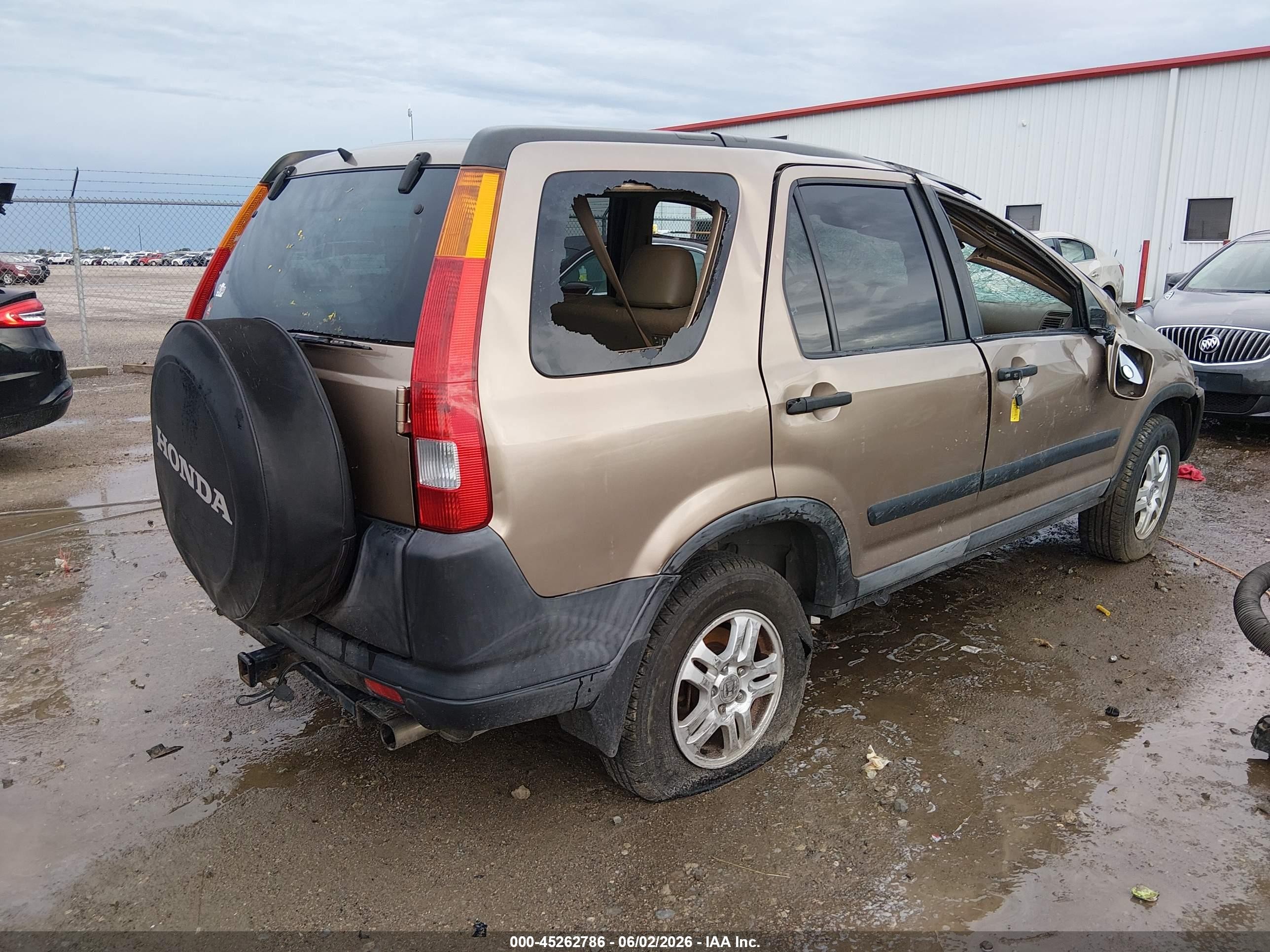 2003 Honda Cr-v Ex Beige vin: SHSRD78873U107933
