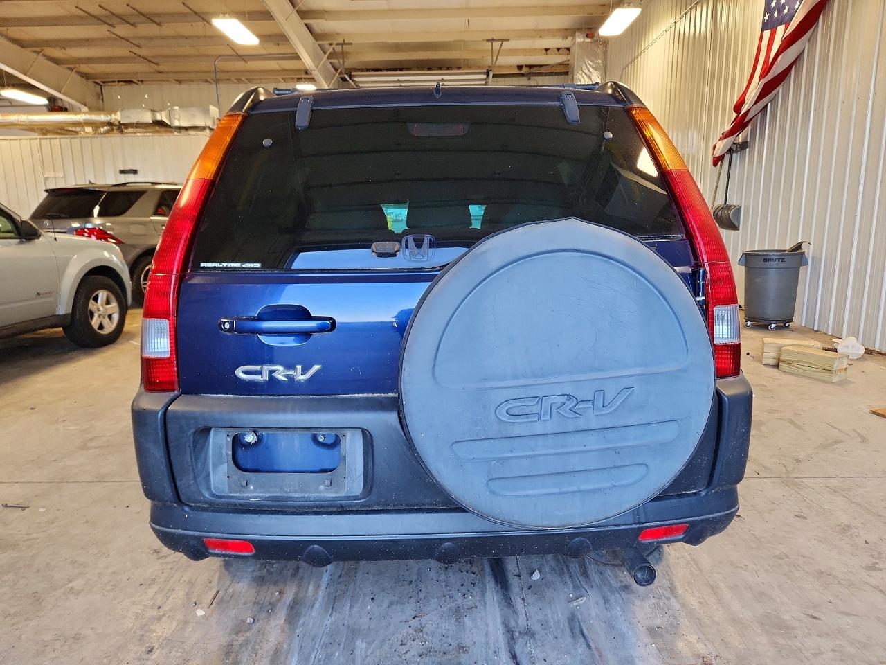 2003 Honda Cr-v Ex Blue vin: SHSRD78873U121007