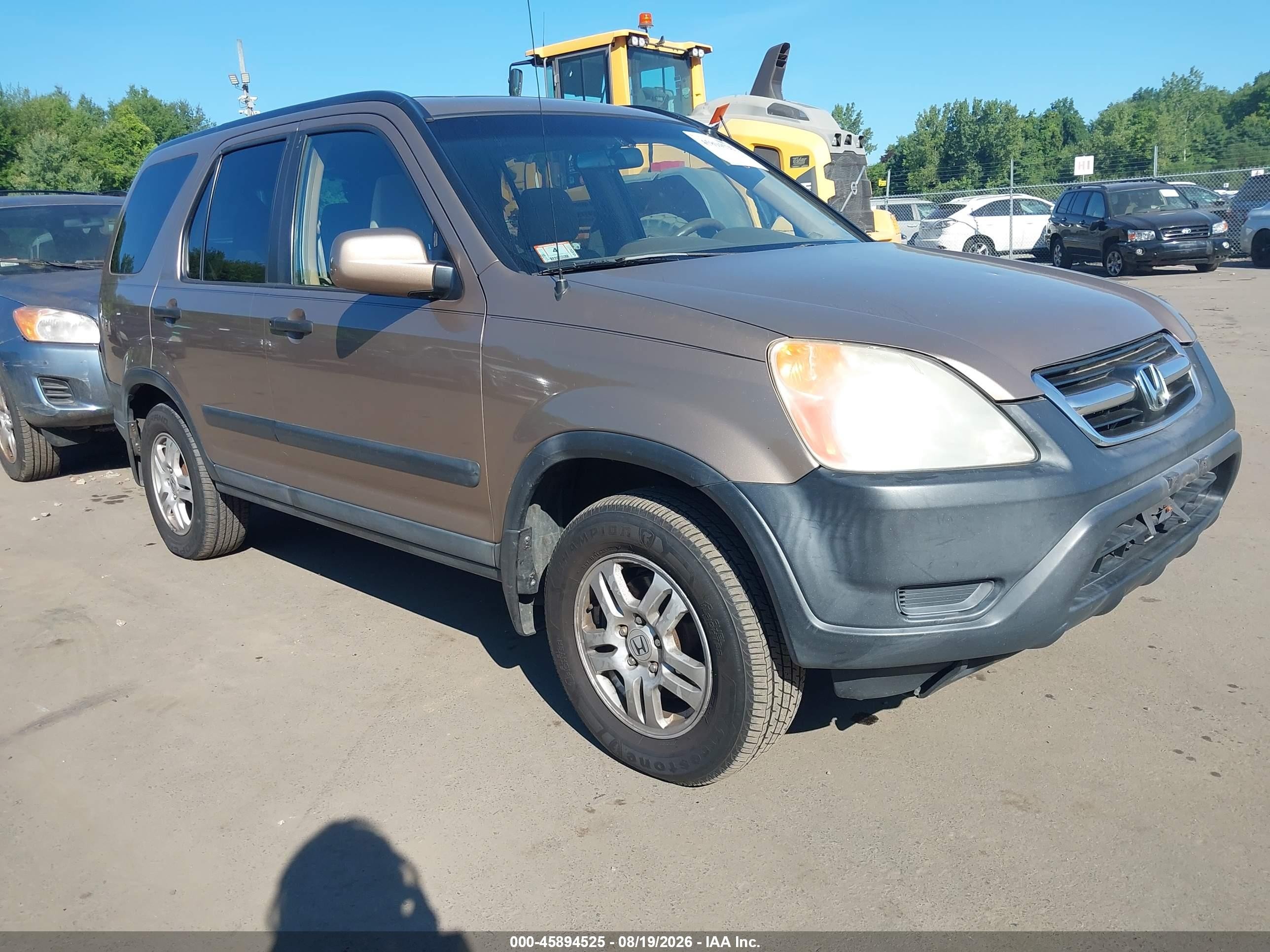 2003 Honda Cr-v Ex Gold vin: SHSRD78873U123761