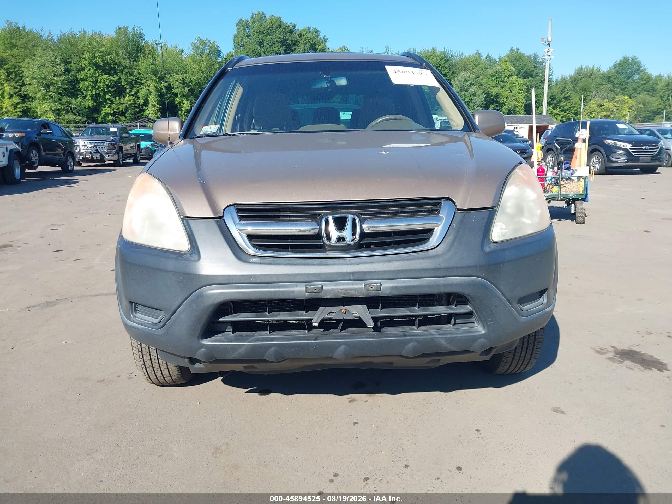 2003 Honda Cr-v Ex Gold vin: SHSRD78873U123761