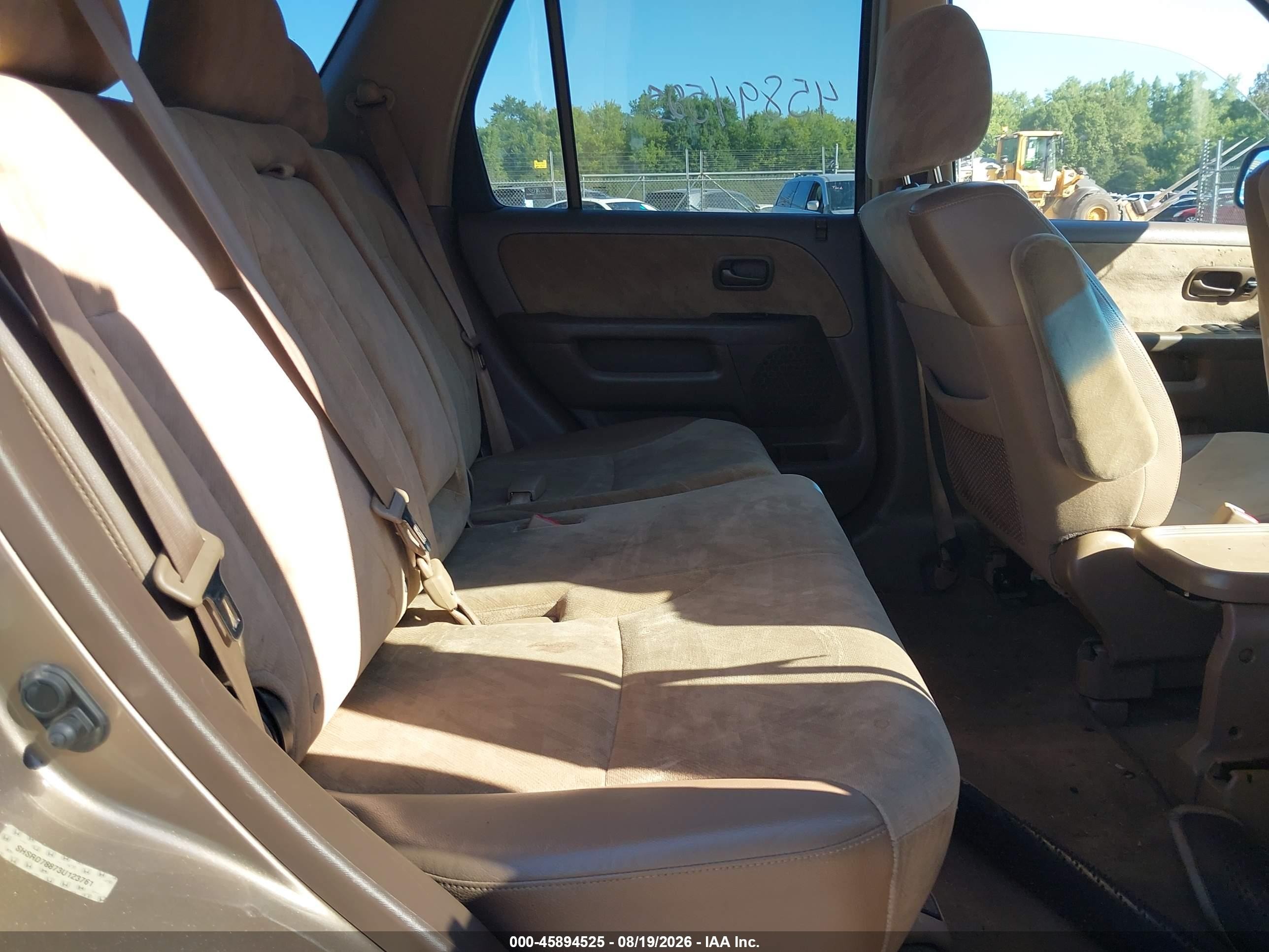 2003 Honda Cr-v Ex Gold vin: SHSRD78873U123761