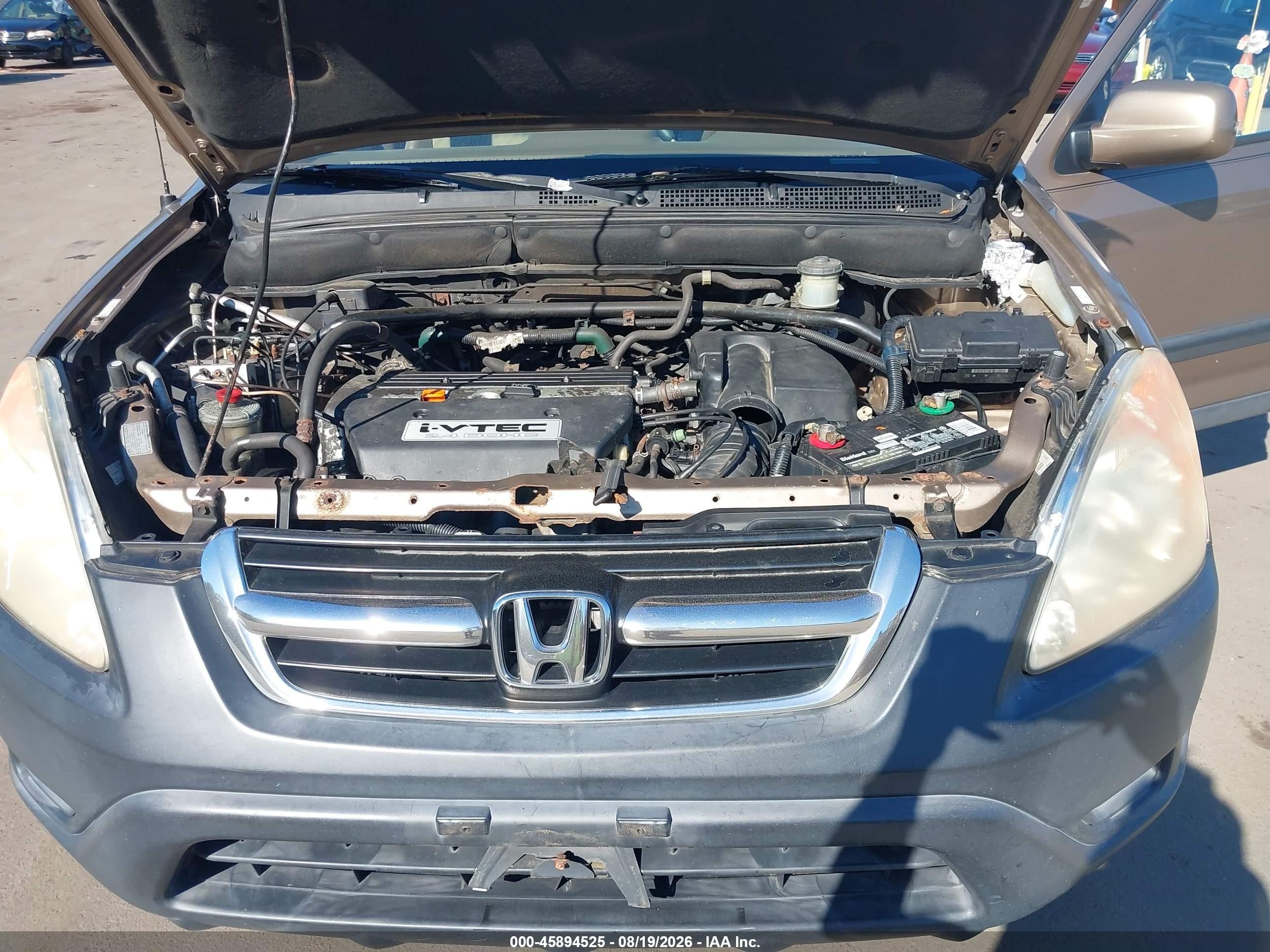 2003 Honda Cr-v Ex Gold vin: SHSRD78873U123761