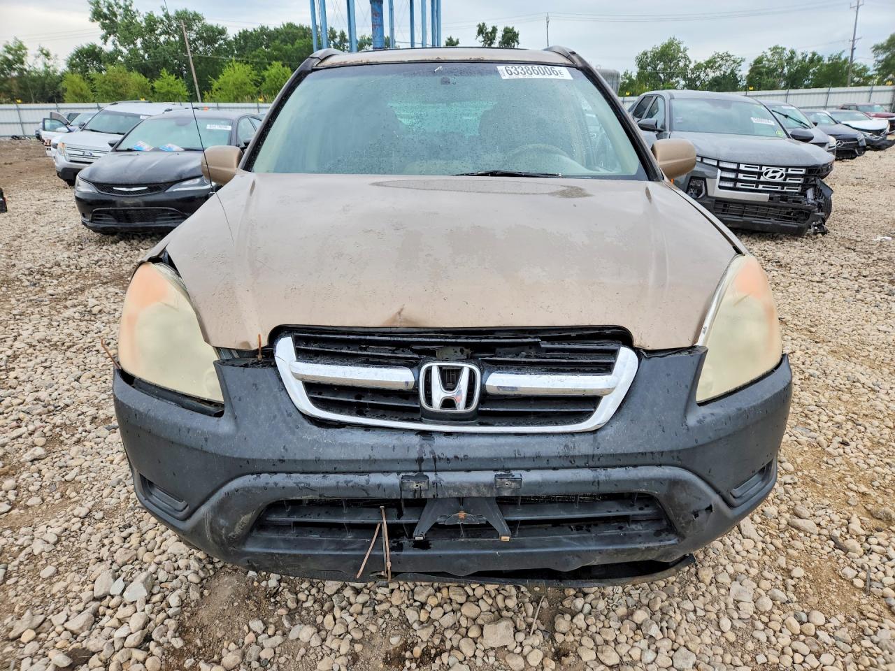 2003 Honda Cr-v Ex Tan vin: SHSRD78873U125381