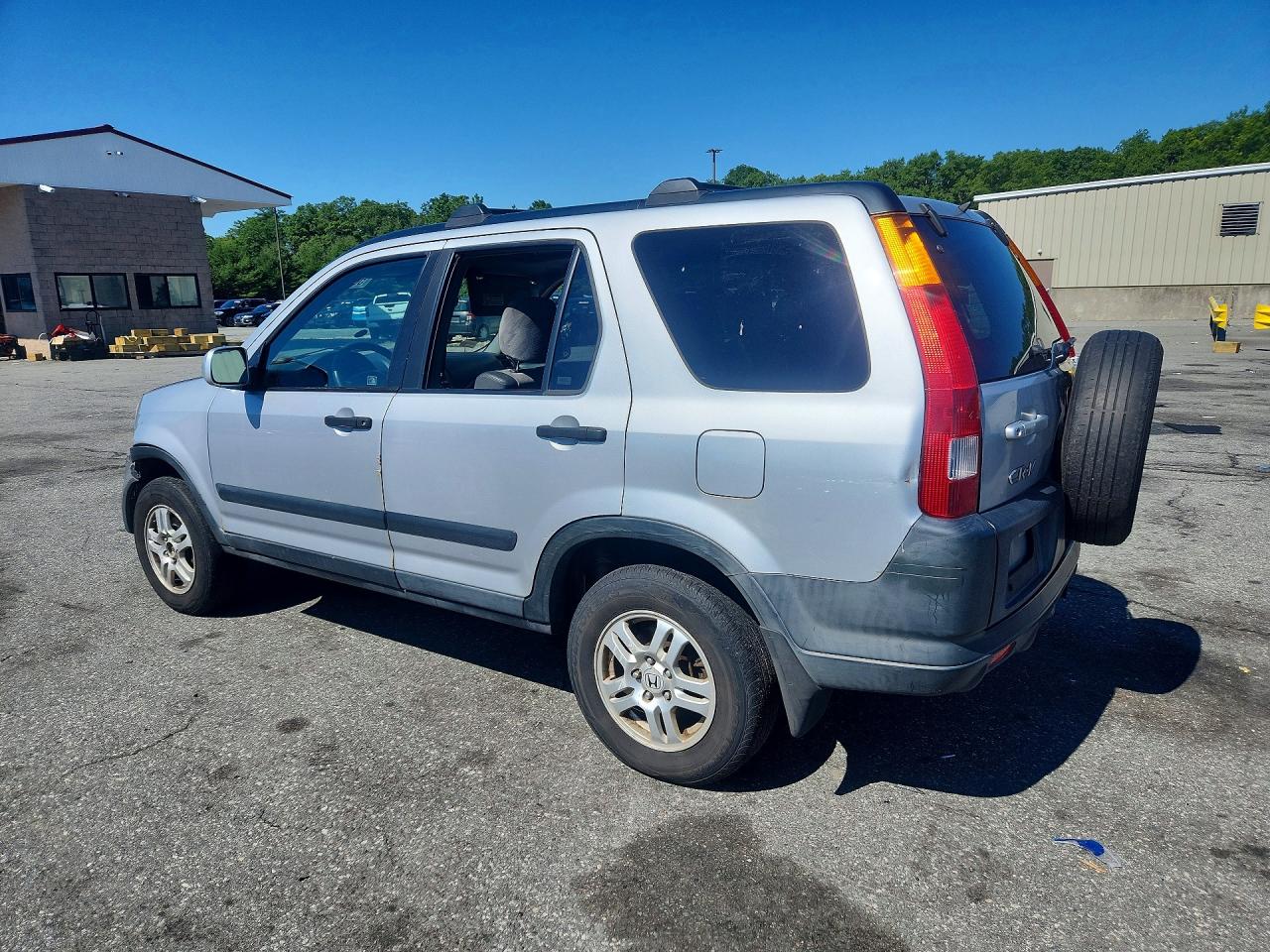 2003 Honda Cr-v Ex Silver vin: SHSRD78873U142312