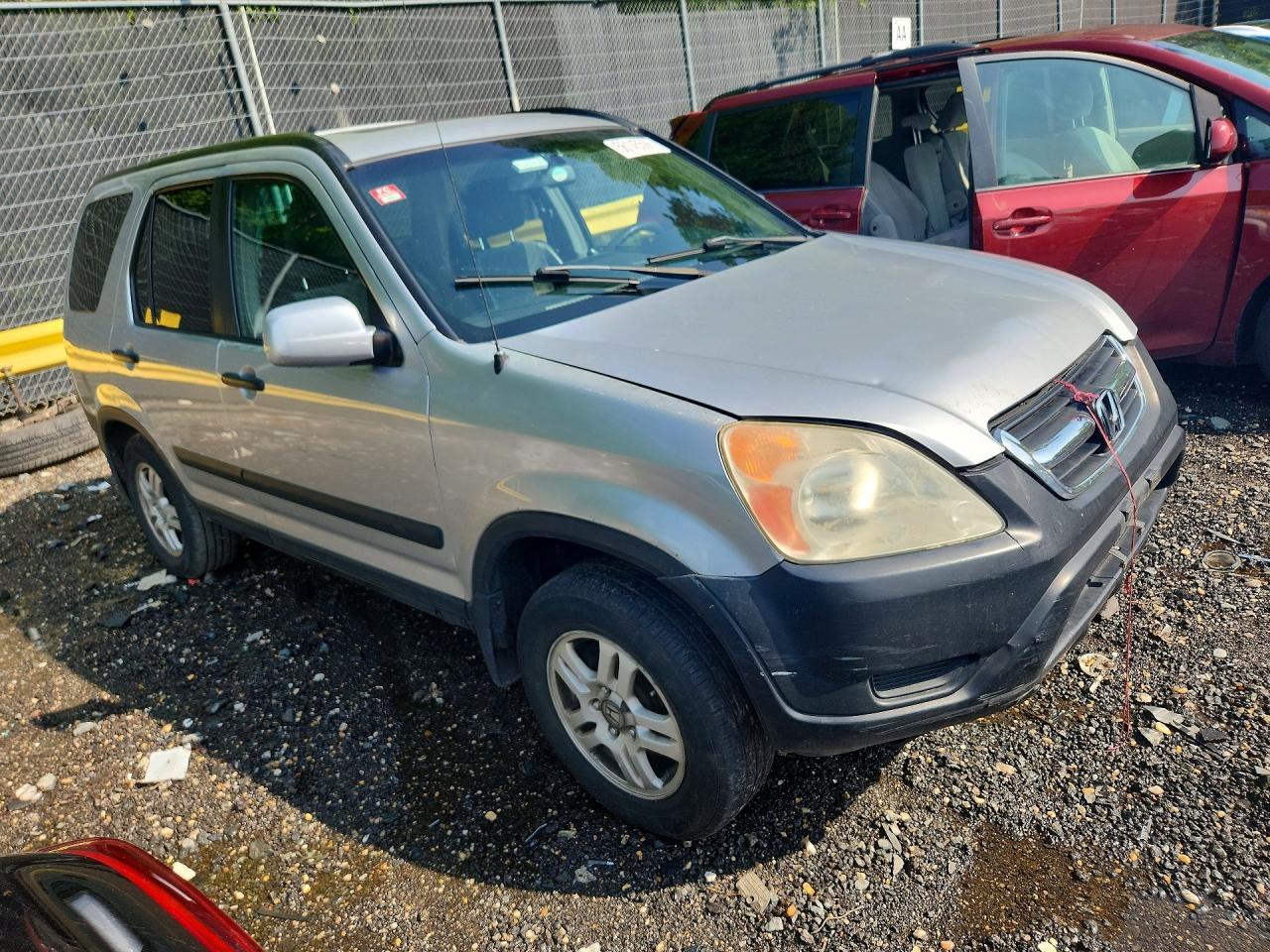 2003 Honda Cr-v Ex Silver vin: SHSRD78873U149549