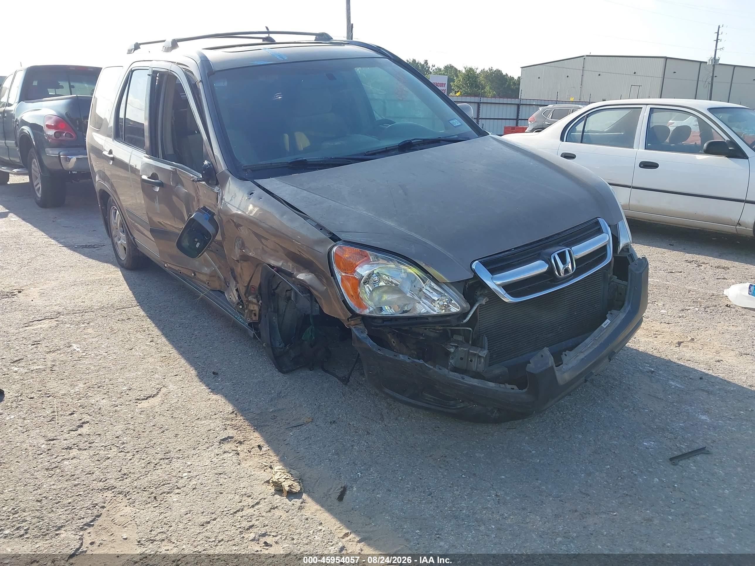 2003 Honda Cr-v Ex Gold vin: SHSRD78873U154847
