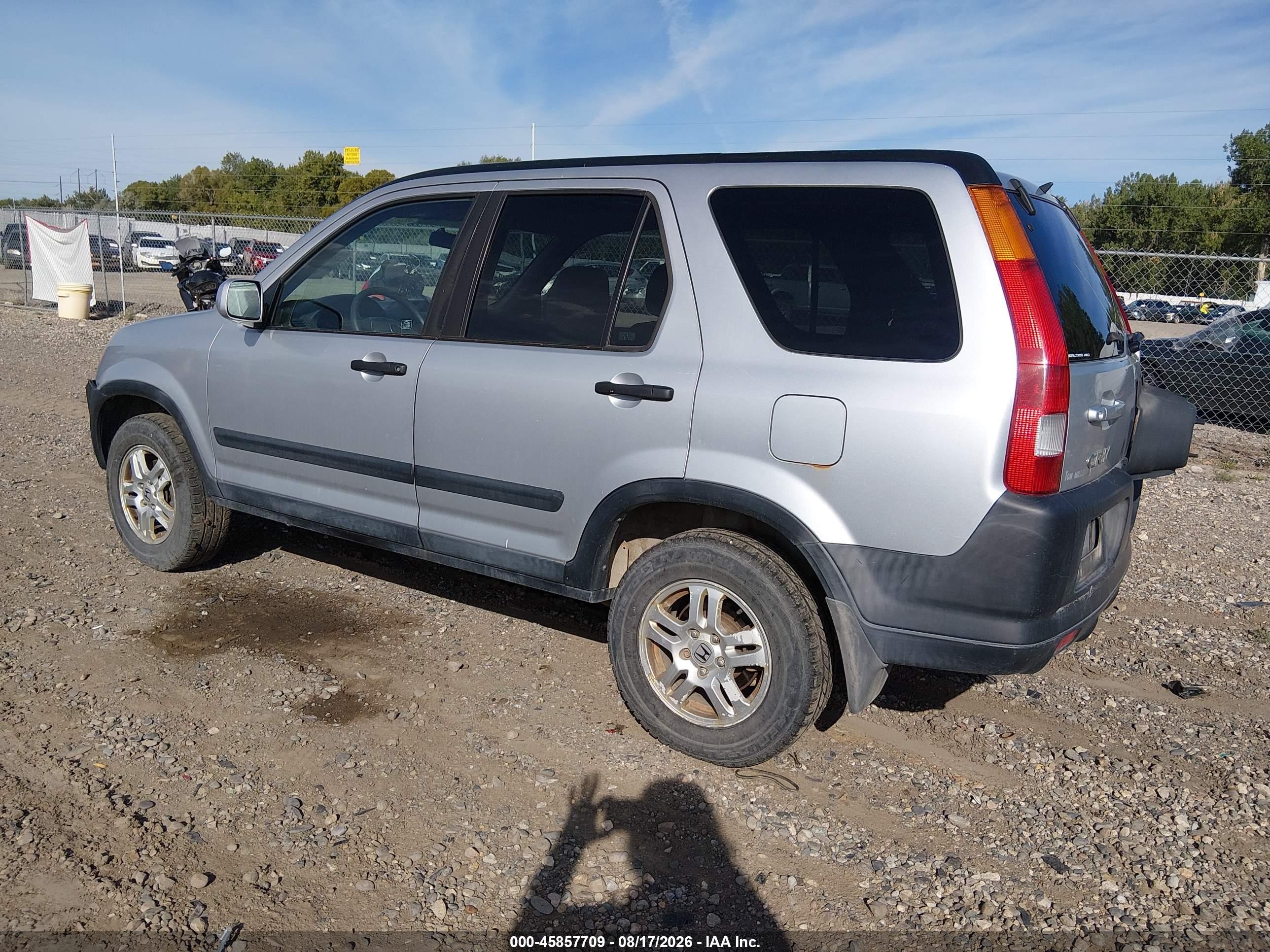 2004 Honda Cr-v Ex Silver vin: SHSRD78874U200968