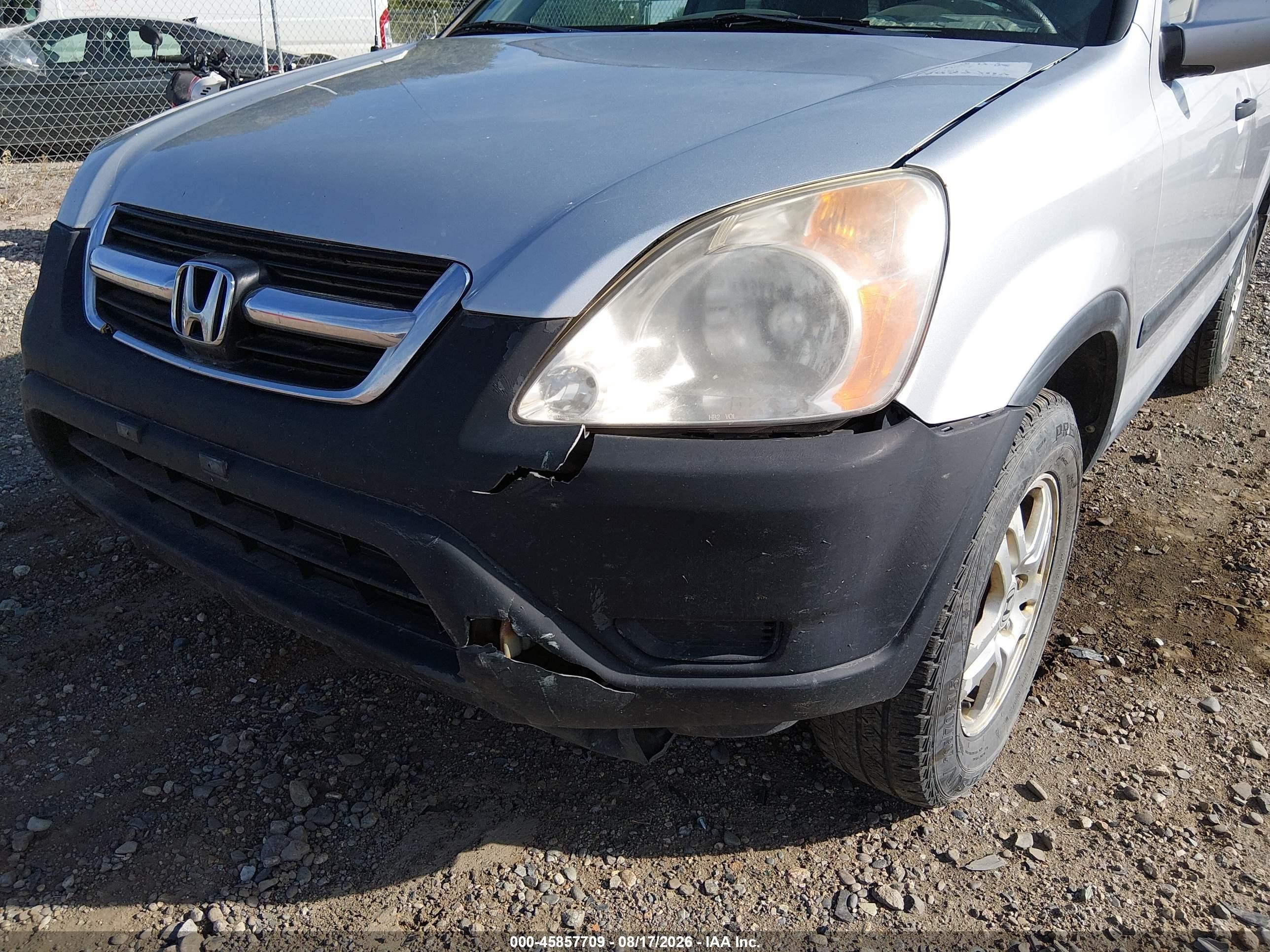 2004 Honda Cr-v Ex Silver vin: SHSRD78874U200968