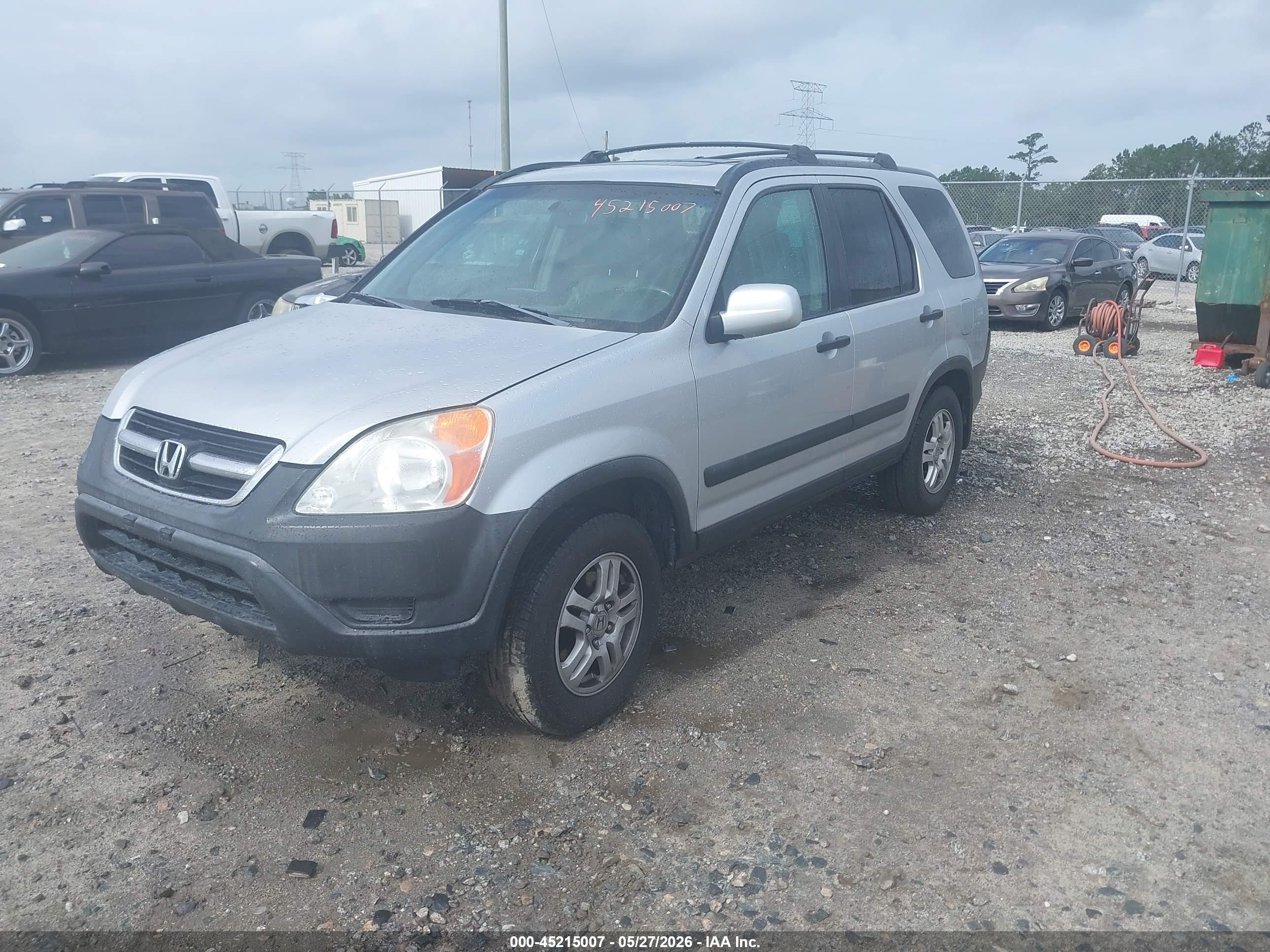 2004 Honda Cr-v Ex Silver vin: SHSRD78874U202297