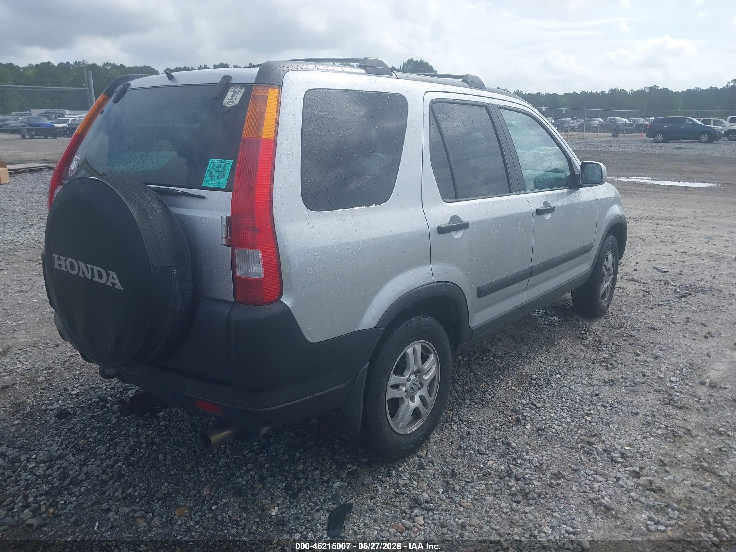 2004 Honda Cr-v Ex Silver vin: SHSRD78874U202297