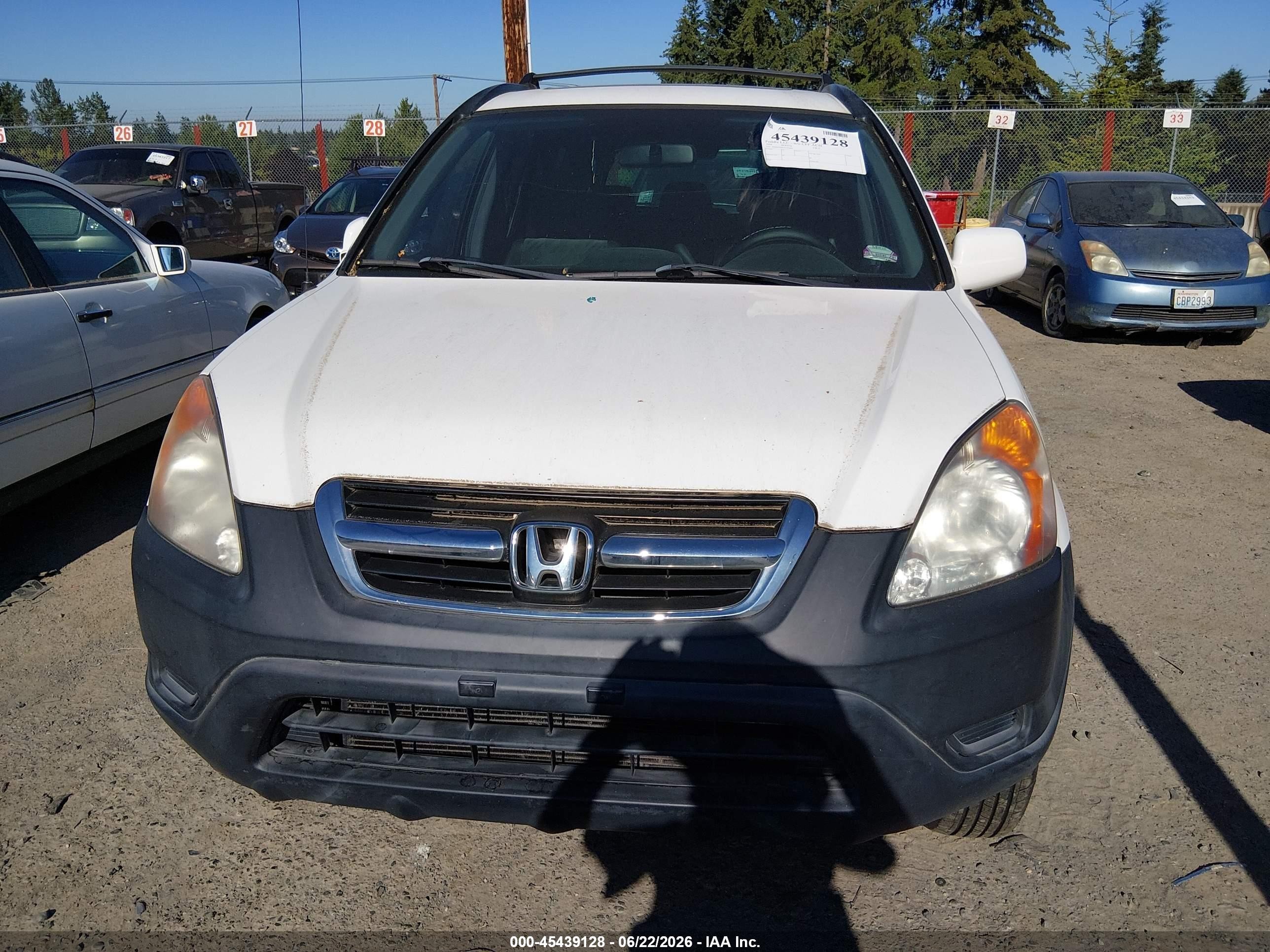 2004 Honda Cr-v Ex Белый vin: SHSRD78874U202882