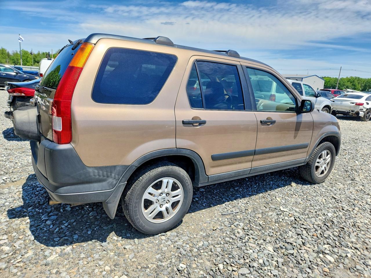 2004 Honda Cr-v Ex Tan vin: SHSRD78874U212599