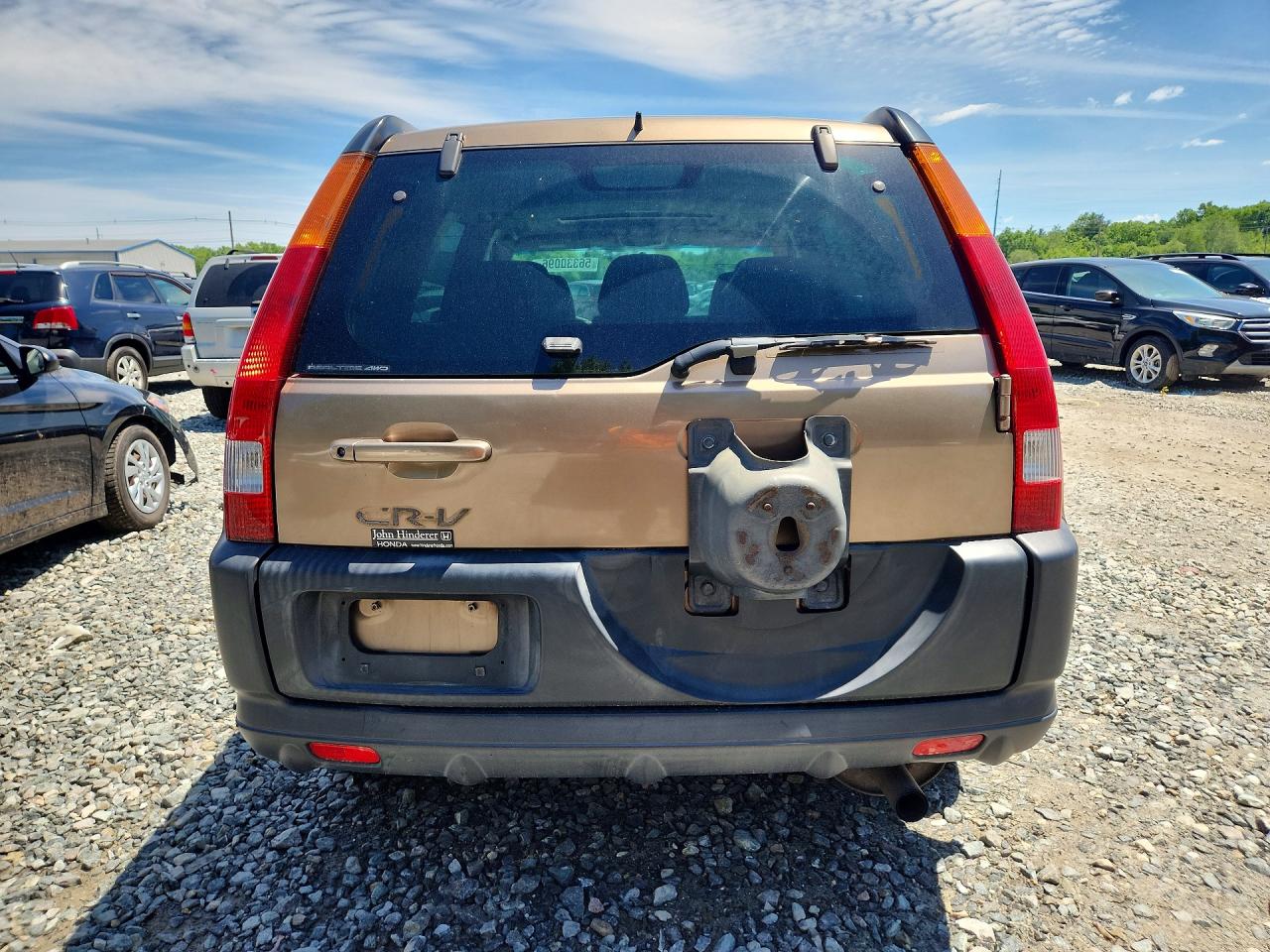 2004 Honda Cr-v Ex Tan vin: SHSRD78874U212599