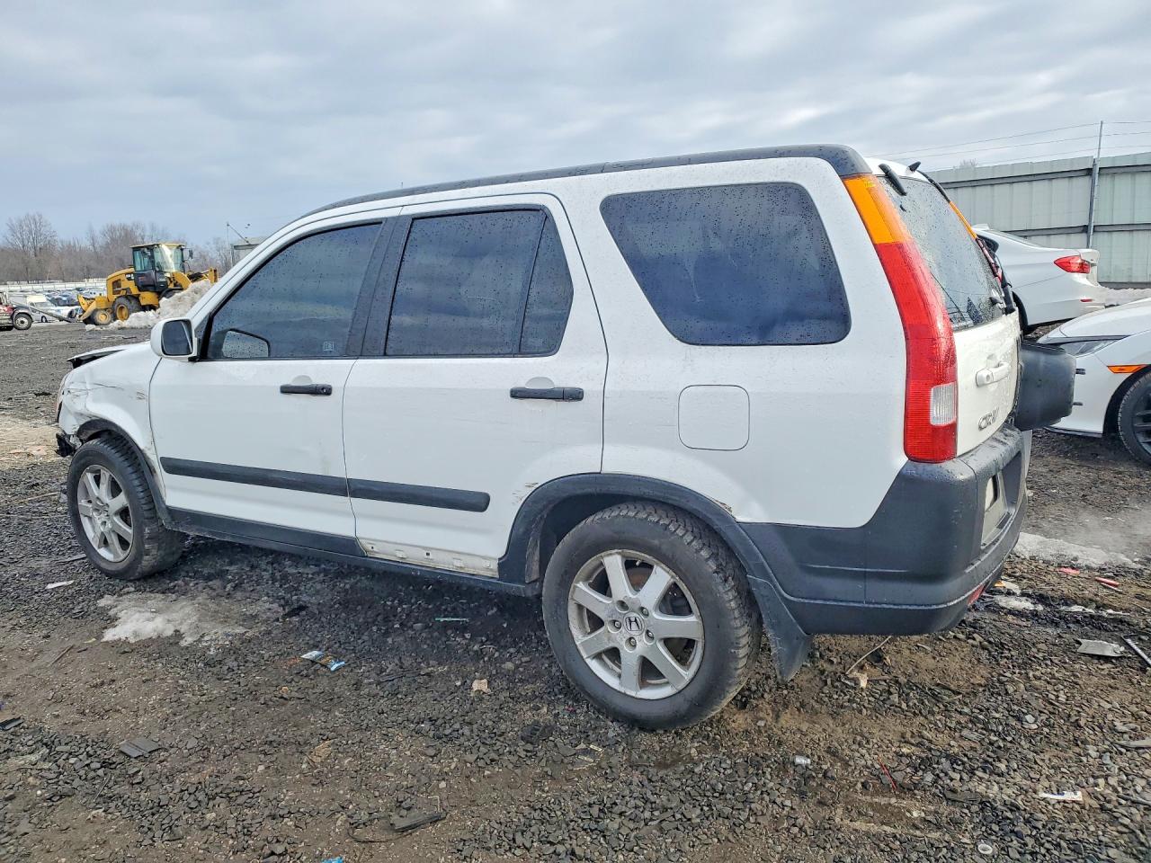 2004 Honda Cr-v Ex White vin: SHSRD78874U246140
