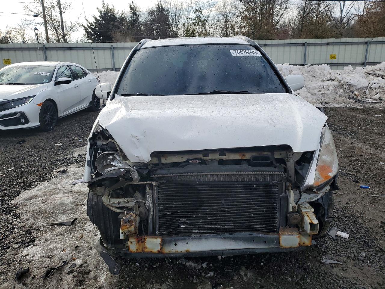 2004 Honda Cr-v Ex White vin: SHSRD78874U246140