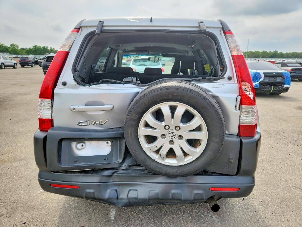 2005 Honda Cr-v Ex Silver vin: SHSRD78875U305074