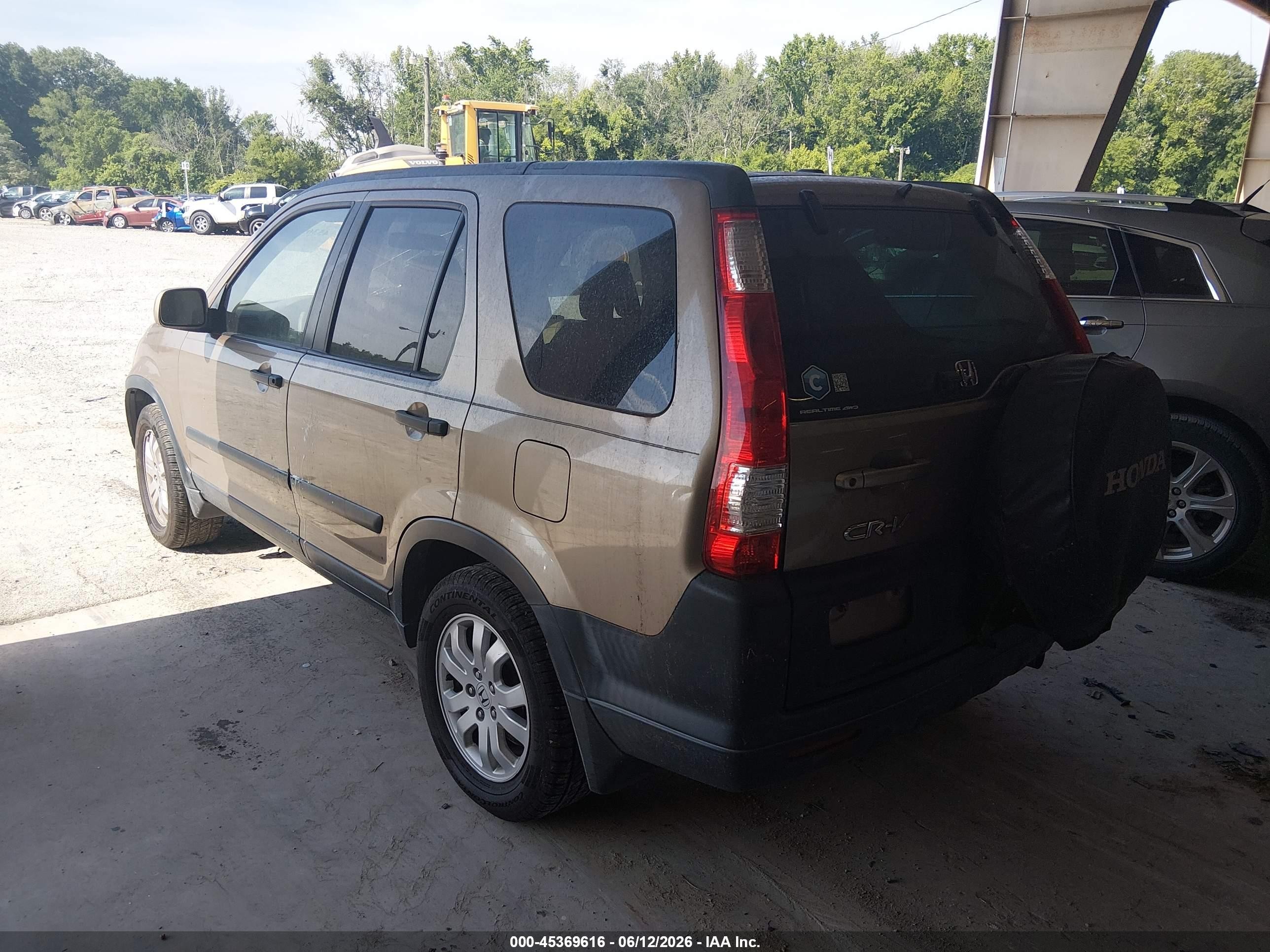 2005 Honda Cr-v Ex Gold vin: SHSRD78875U309075