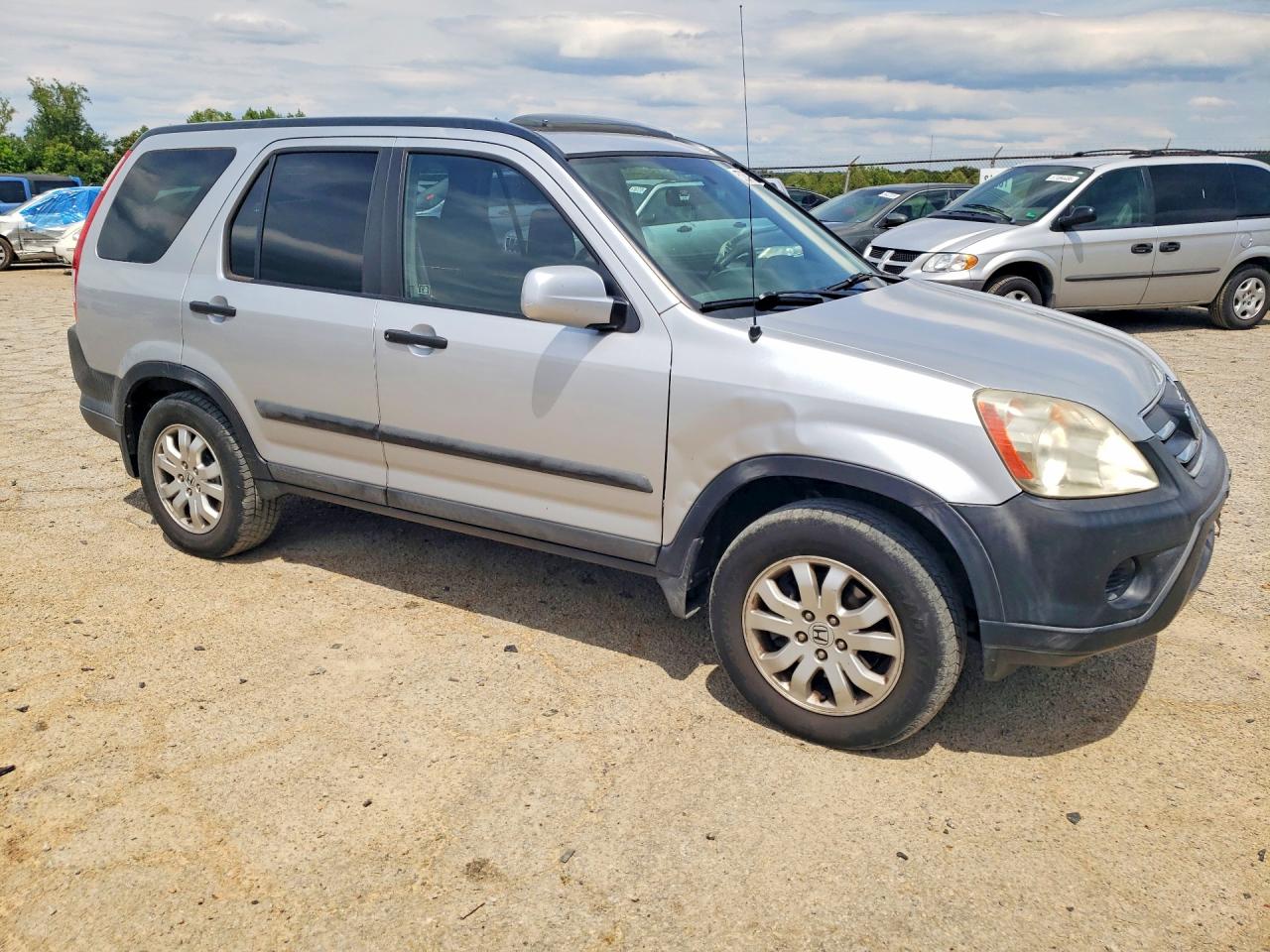 2005 Honda Cr-v Ex Silver vin: SHSRD78875U328838