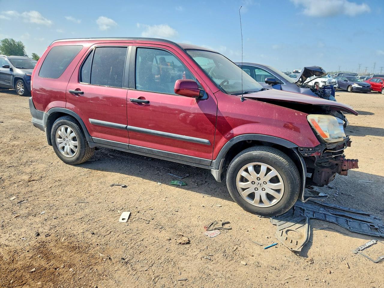 2006 Honda Cr-v Ex Темно-бордовый vin: SHSRD78876U407380