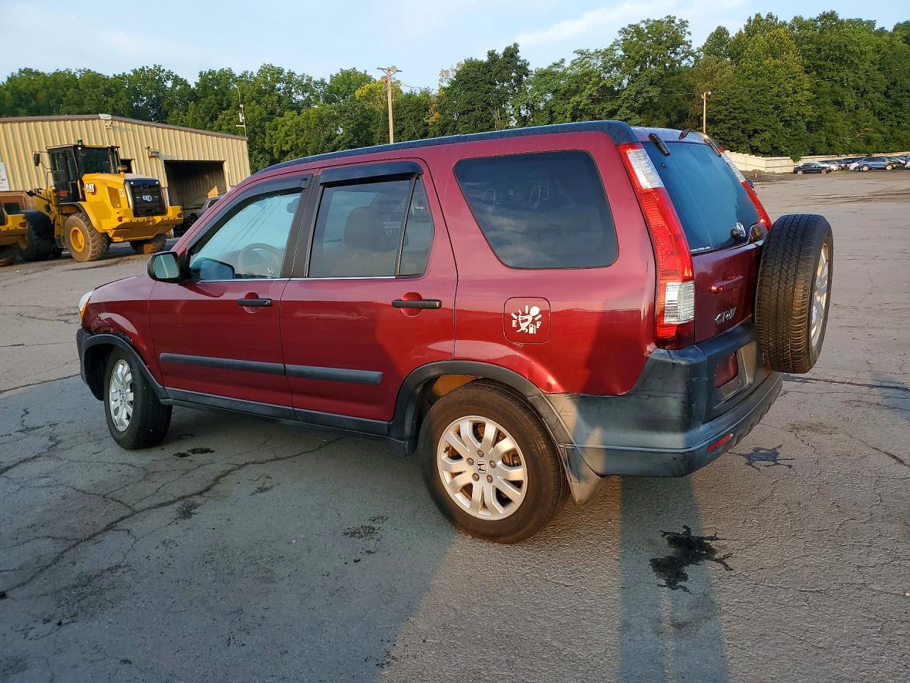 2006 Honda Cr-v Ex Maroon vin: SHSRD78876U424258