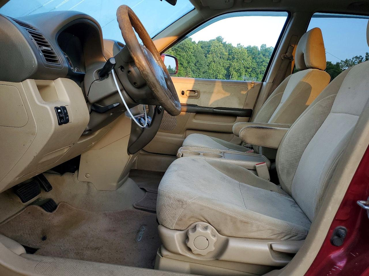 2006 Honda Cr-v Ex Maroon vin: SHSRD78876U424258