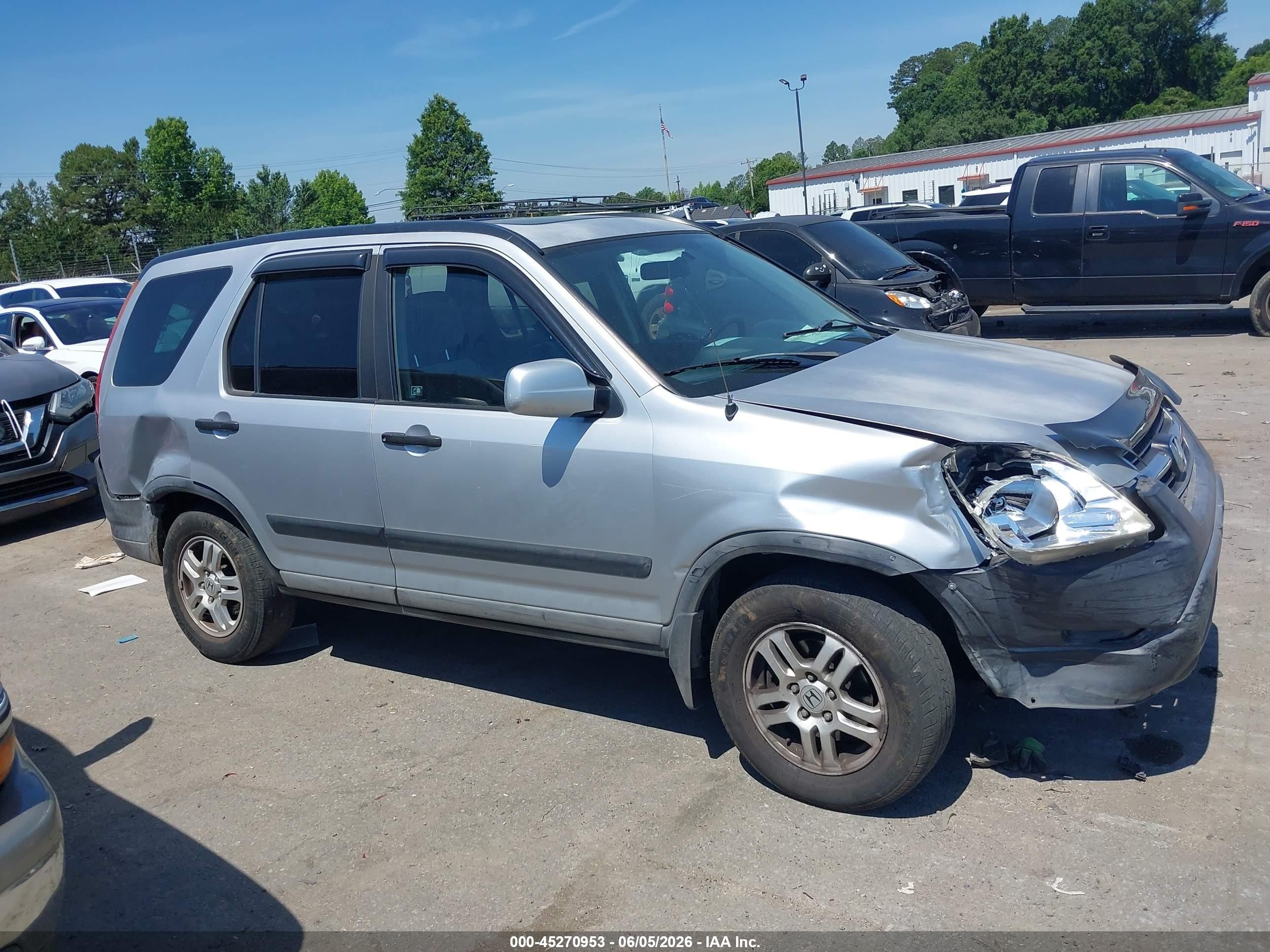 2003 Honda Cr-v Ex Серебряный vin: SHSRD78883U157854