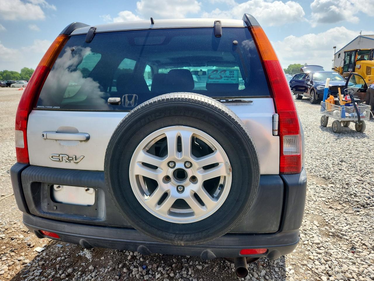 2004 Honda Cr-v Ex Silver vin: SHSRD78884U211347