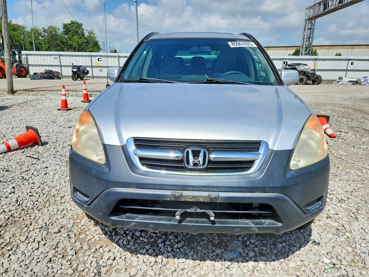 2004 Honda Cr-v Ex Silver vin: SHSRD78884U211347