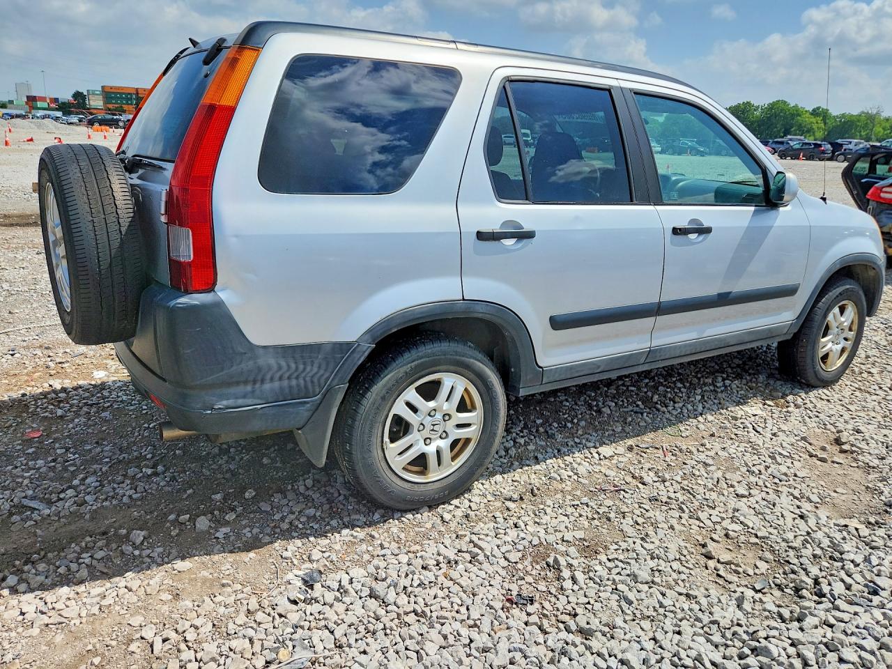 2004 Honda Cr-v Ex Silver vin: SHSRD78884U211347