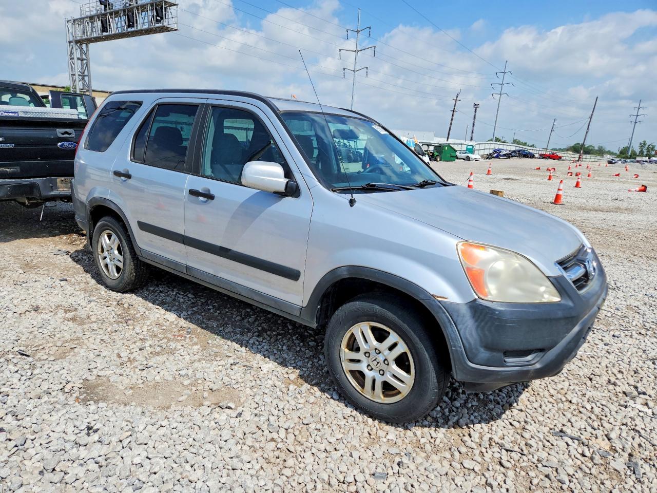 2004 Honda Cr-v Ex Silver vin: SHSRD78884U211347
