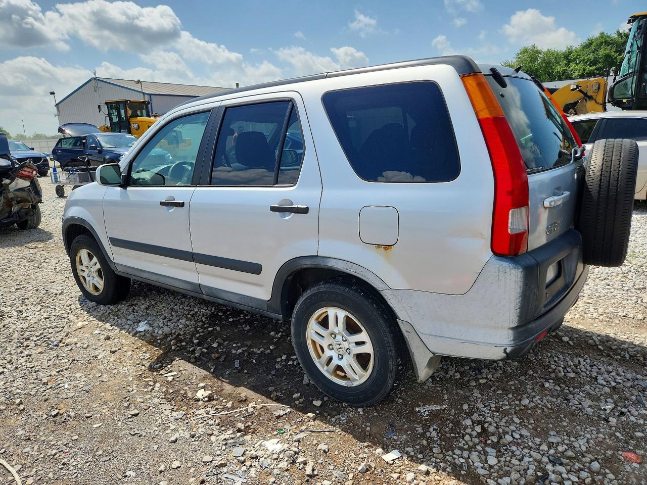 2004 Honda Cr-v Ex Silver vin: SHSRD78884U211347
