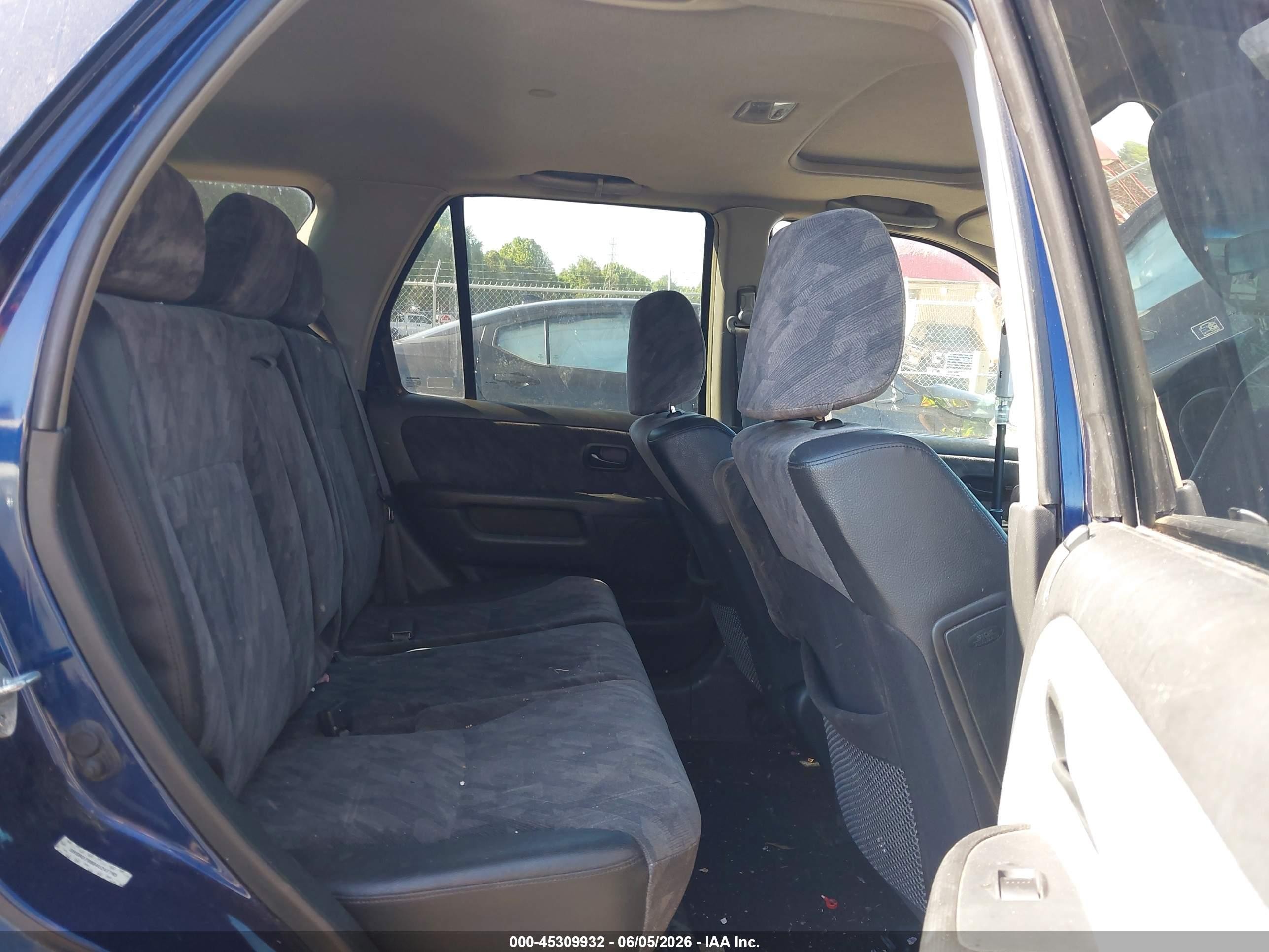 2004 Honda Cr-v Ex Dark Blue vin: SHSRD78884U247765
