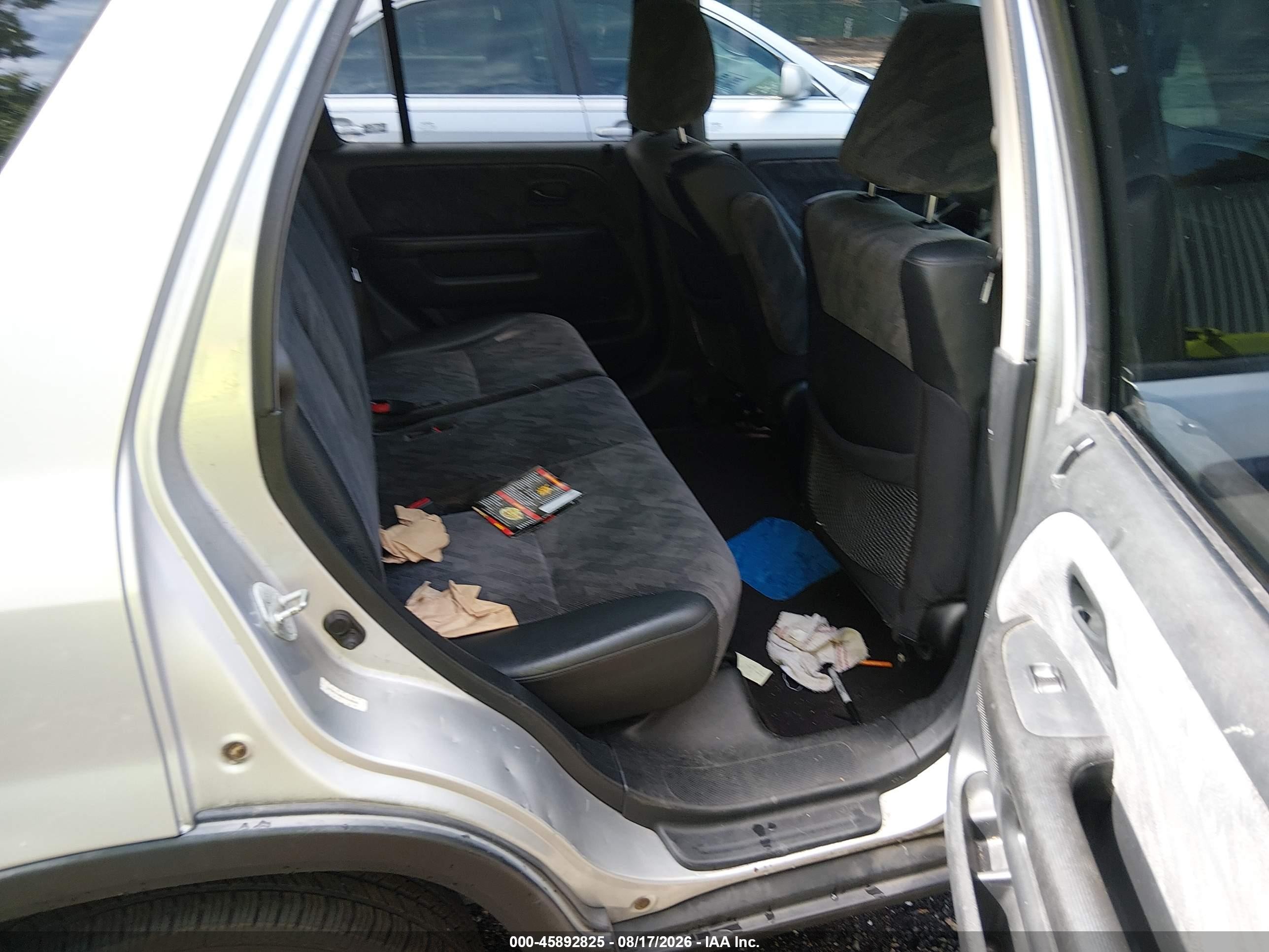 2004 Honda Cr-v Ex Silver vin: SHSRD78884U248592