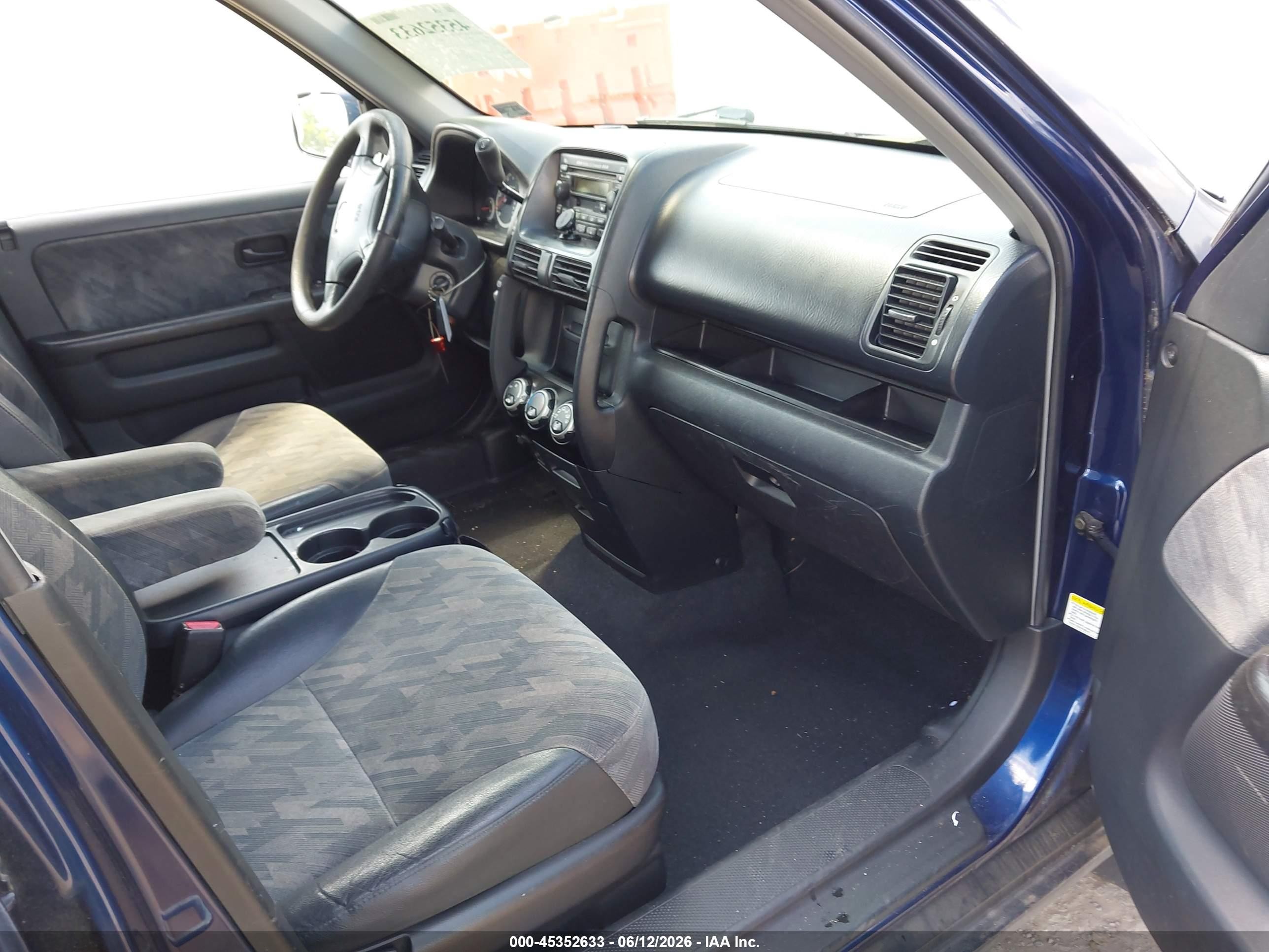 2004 Honda Cr-v Ex Синий vin: SHSRD78884U256563