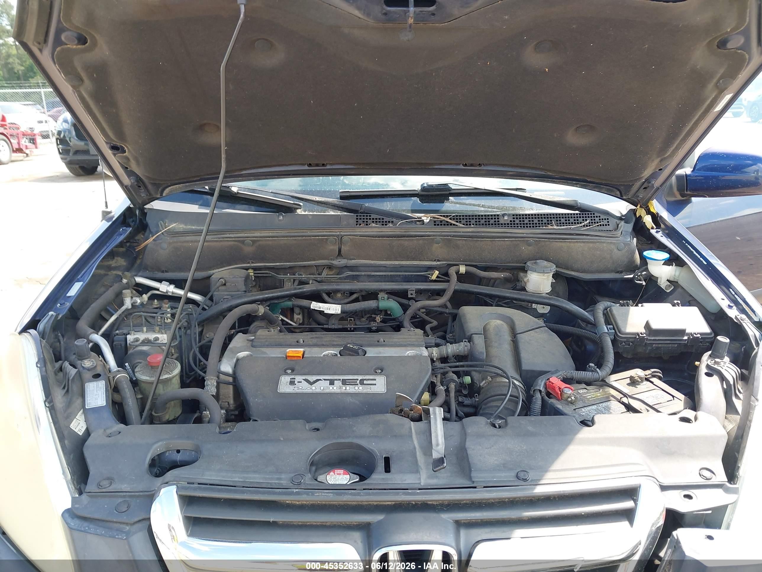 2004 Honda Cr-v Ex Синий vin: SHSRD78884U256563