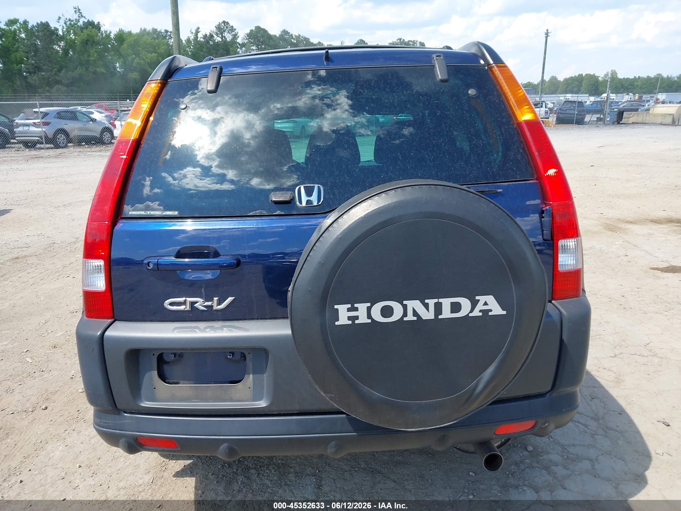 2004 Honda Cr-v Ex Синий vin: SHSRD78884U256563