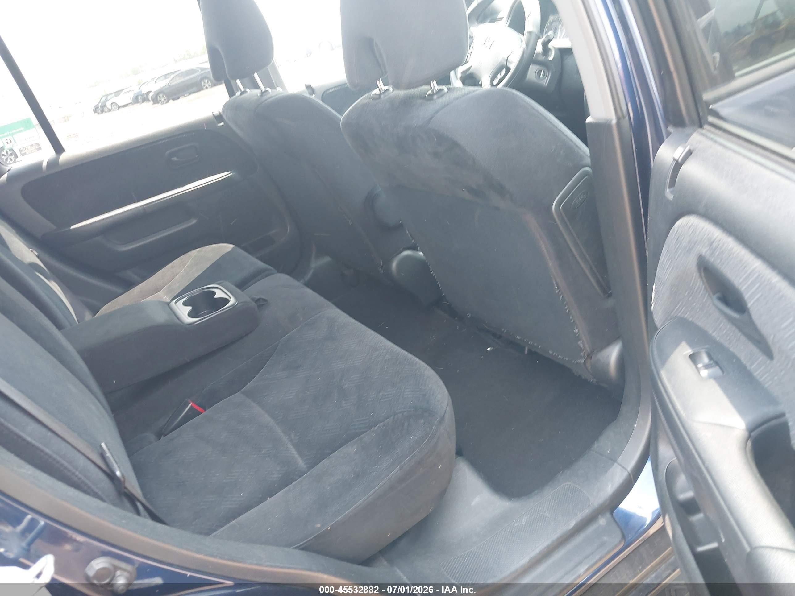 2005 Honda Cr-v Ex Blue vin: SHSRD78885U305360