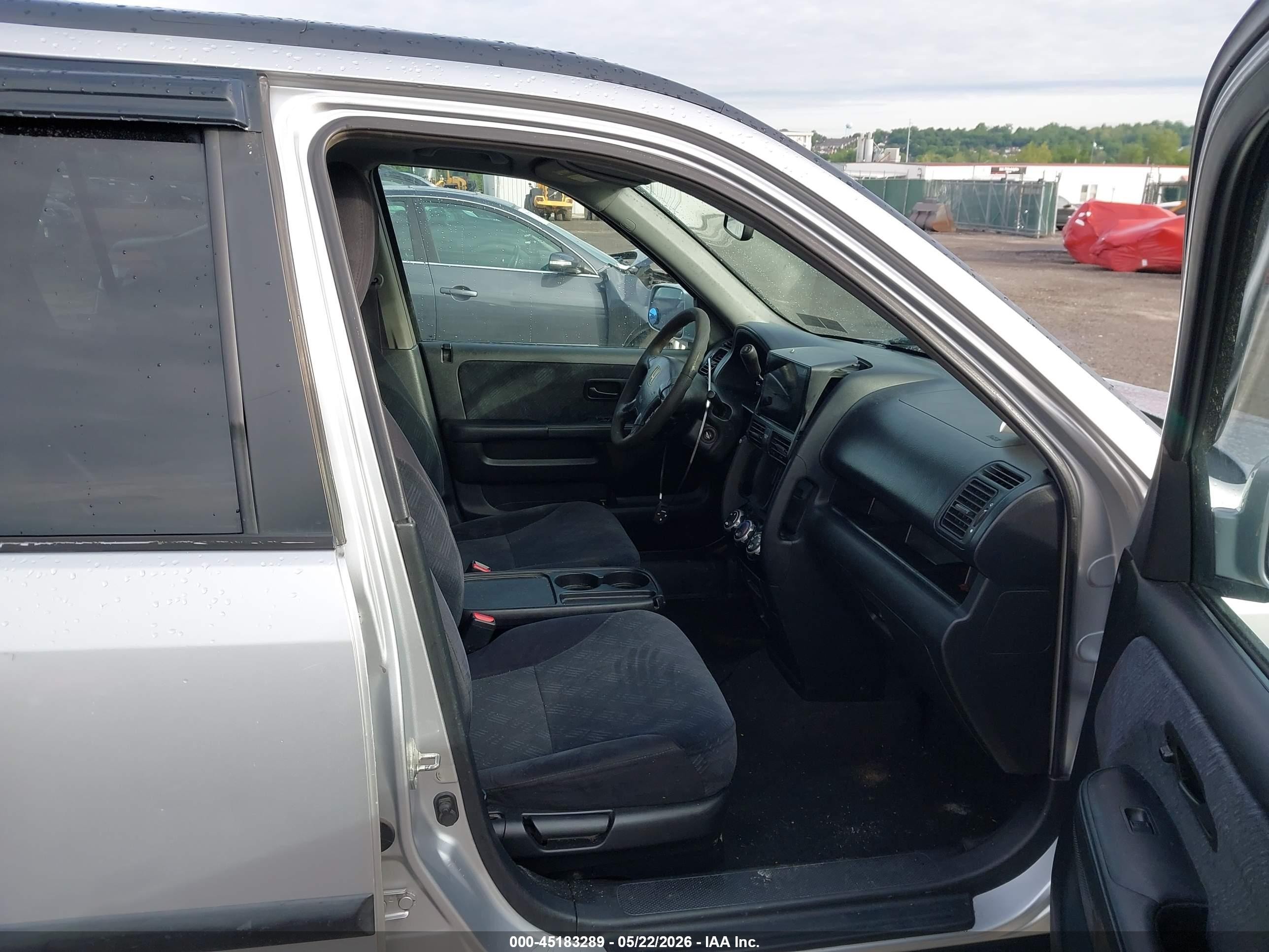 2005 Honda Cr-v Ex Silver vin: SHSRD78885U305889
