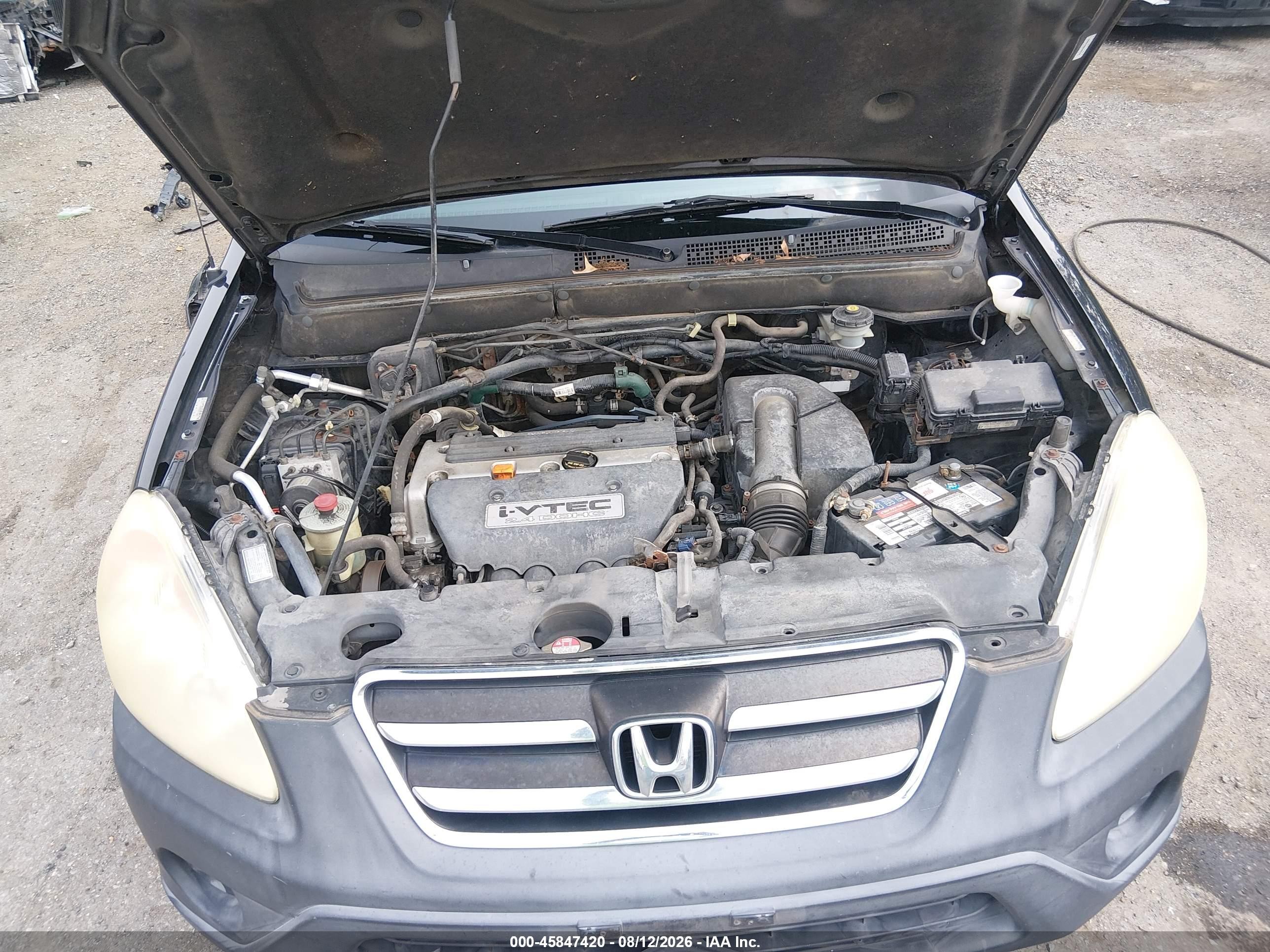 2006 Honda Cr-v Ex Black vin: SHSRD78886U402169