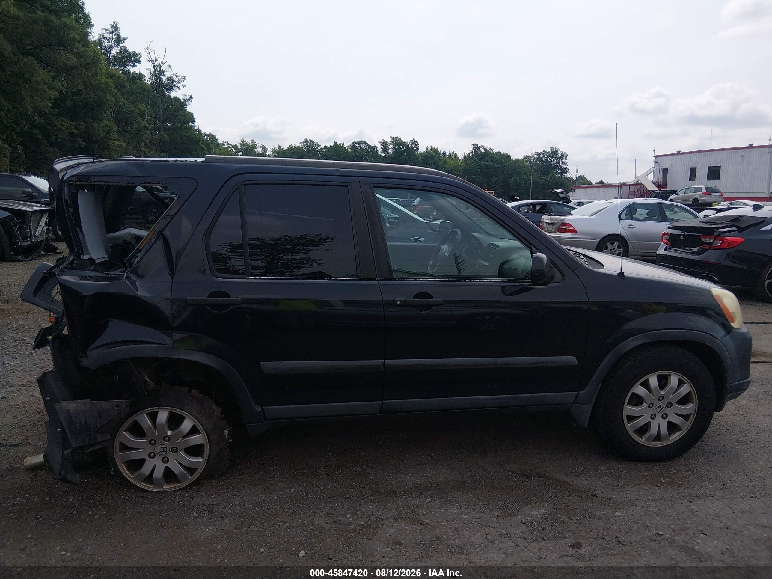 2006 Honda Cr-v Ex Black vin: SHSRD78886U402169